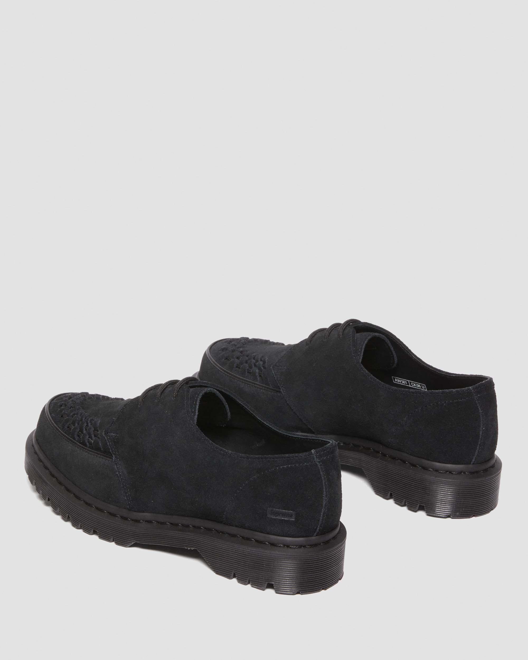 Ramsey Supreme Suede Creeper Shoes in BLACK | Dr. Martens™