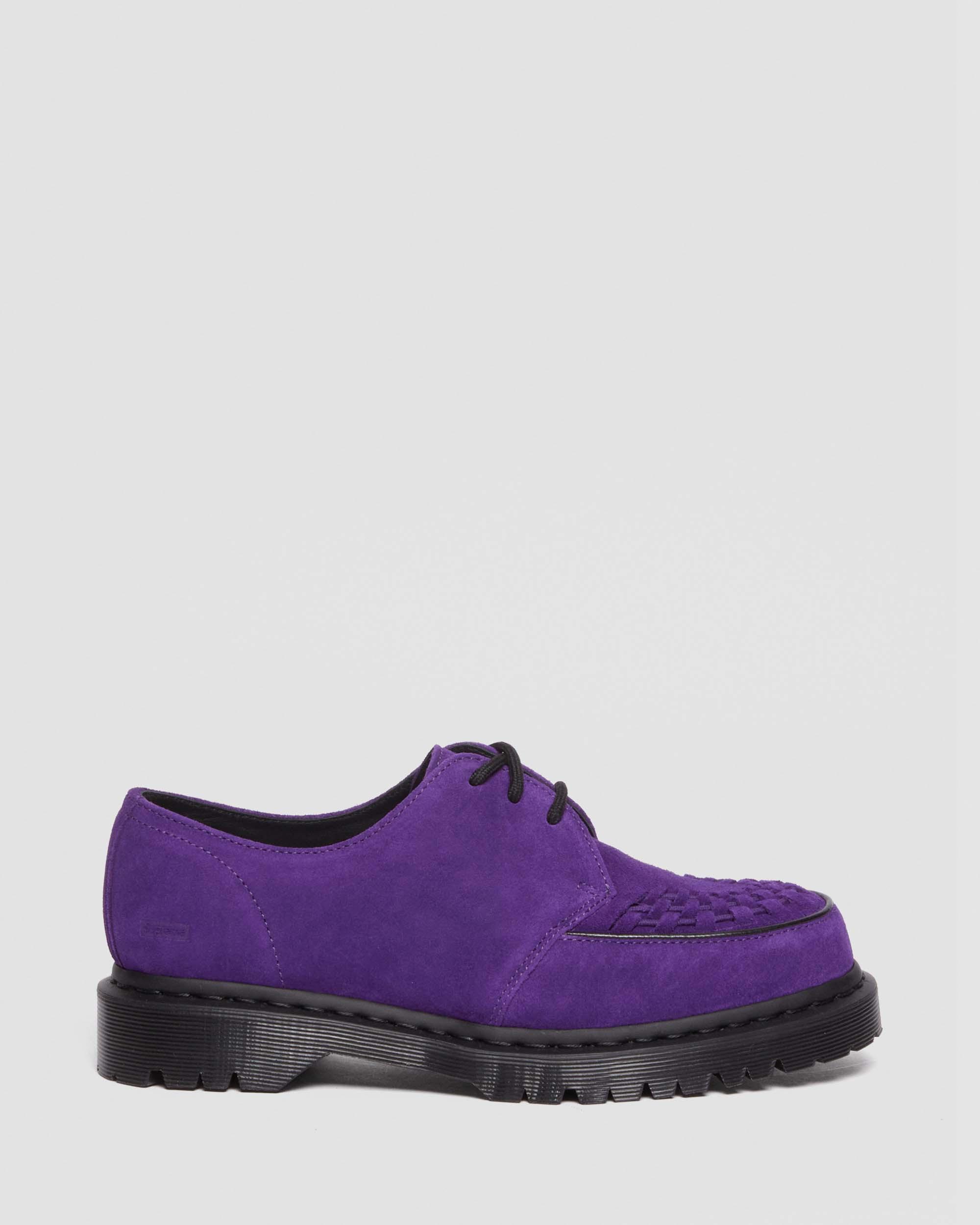 靴 Supreme Dr. Martens Suede Ramsey Creeper Ramsey Supreme Suede Creeper Shoes in PURPLE | Dr. Martens™
