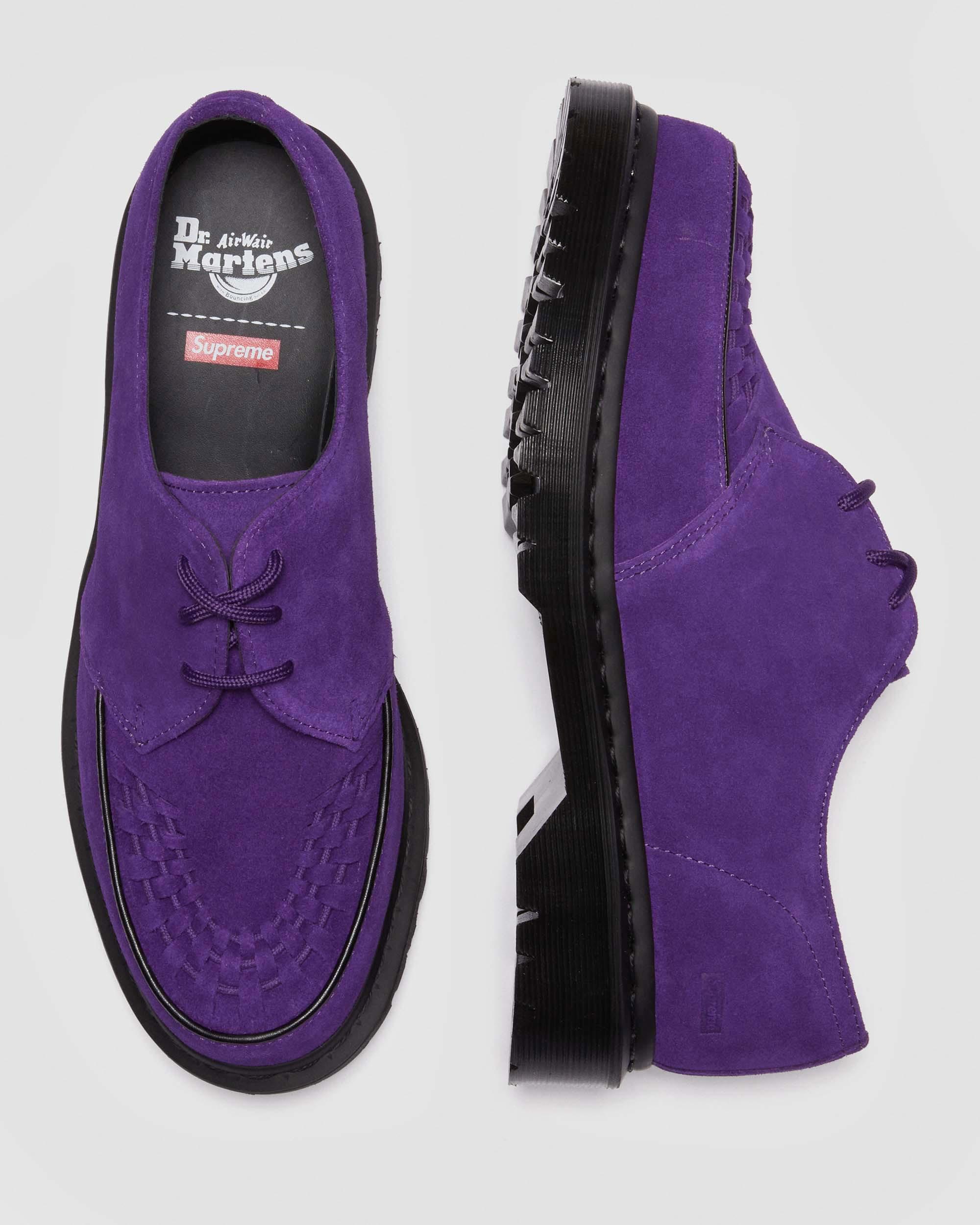 Ramsey Supreme Suede Creepers in PURPLE | Dr. Martens™