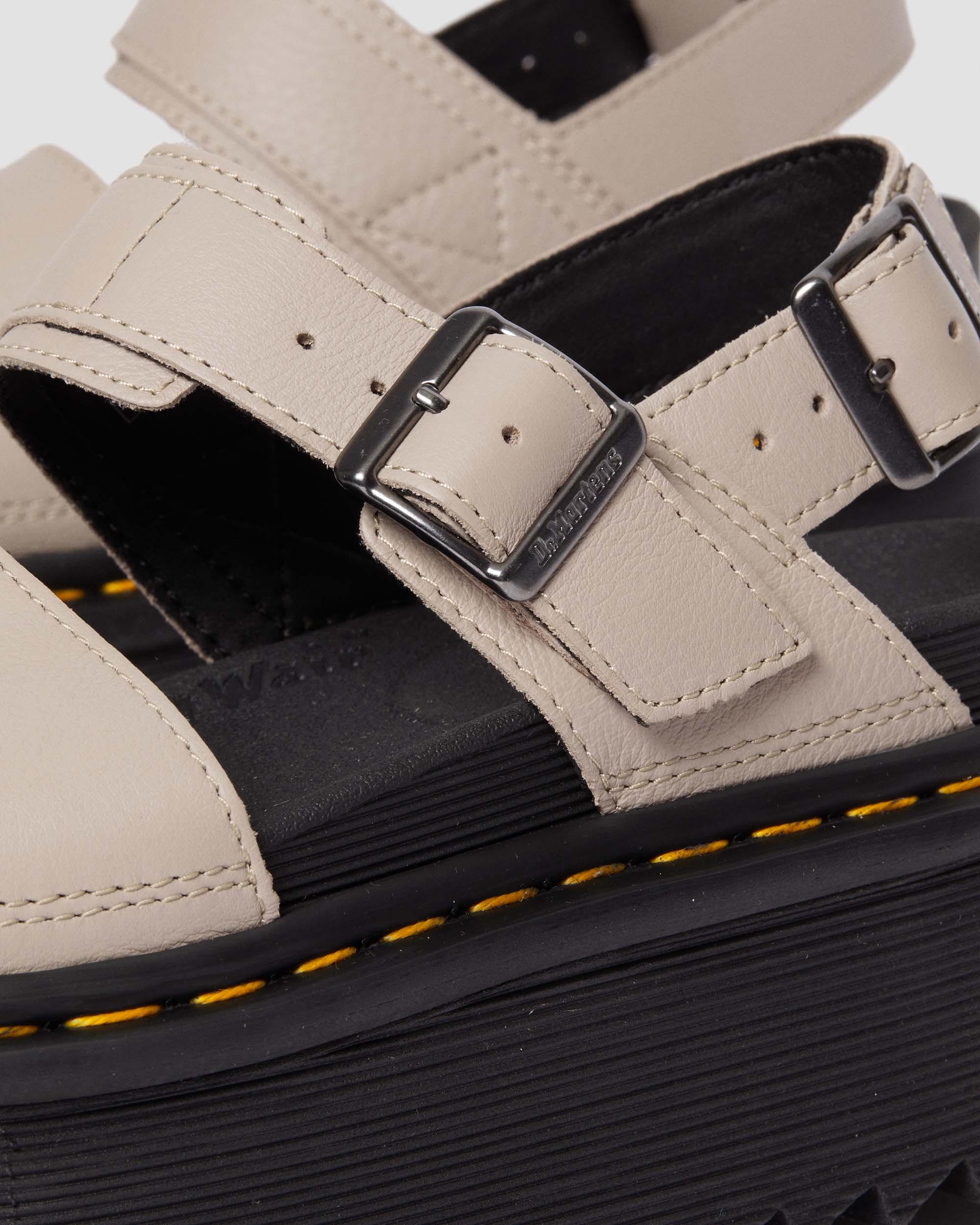 Voss Pisa Leather Platform Sandals