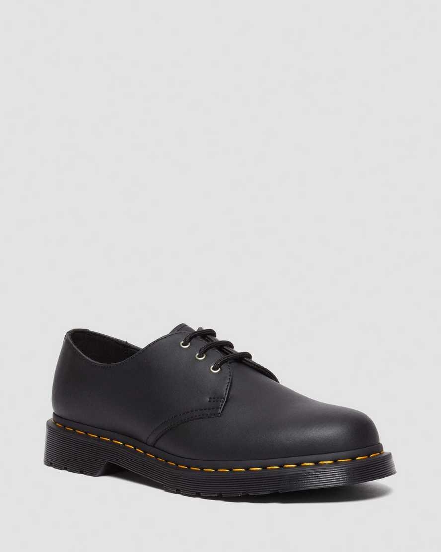 Dr. Martens' 1461 Genix Nappa Reclaimed Leather Oxford Shoes In Black