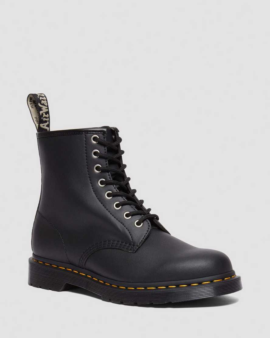 Dr. Martens' 1460 Genix Nappa Reclaimed Leather Lace Up Boots In Black