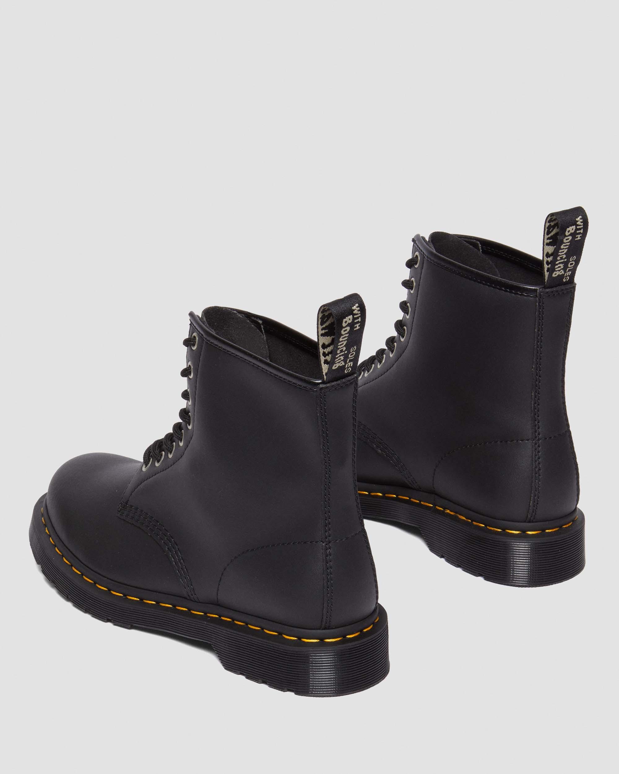 Shop Dr. Martens' 1460 Genix Nappa Reclaimed Leather Lace Up Boots In Black