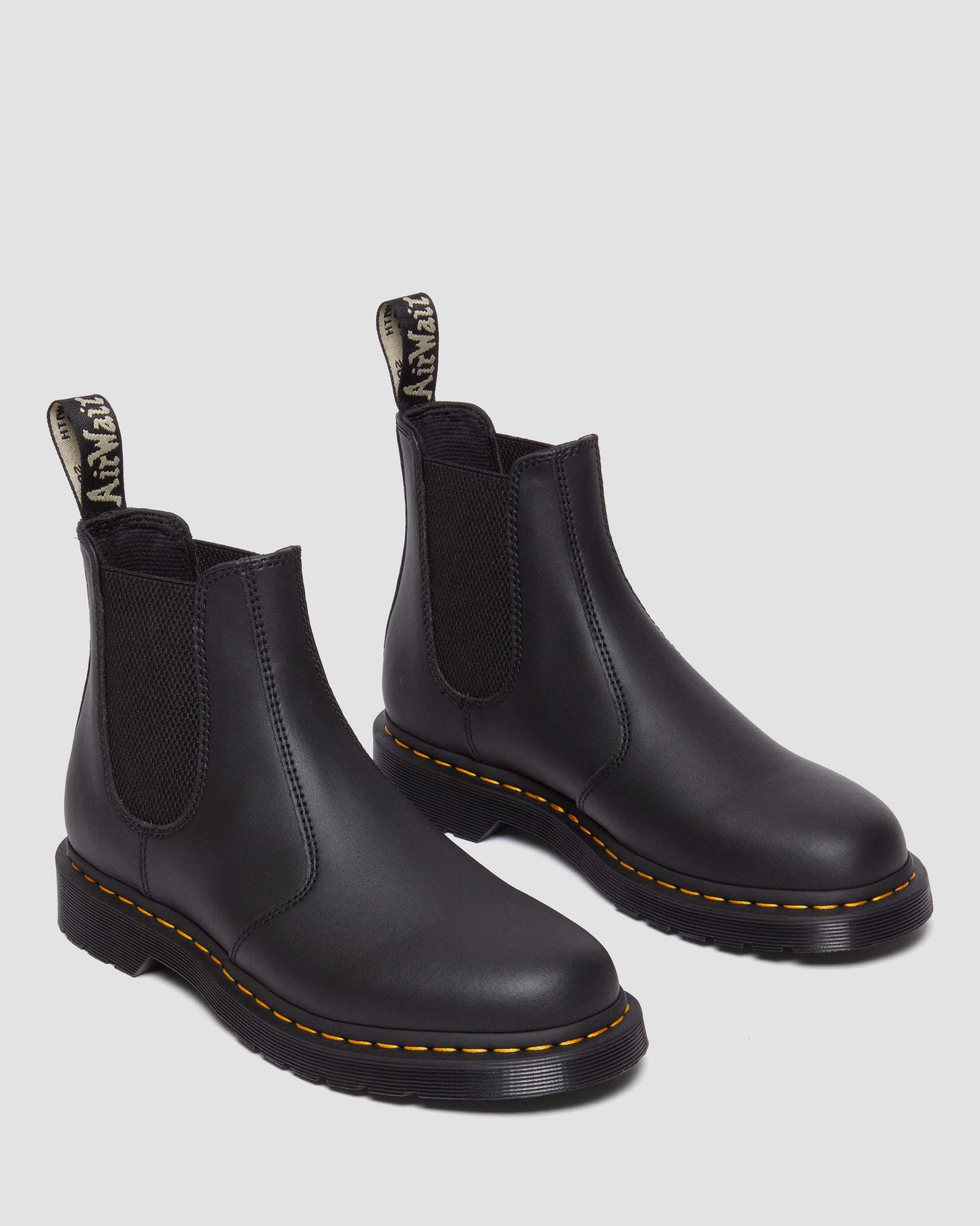 2976 Reclaimed Leather Chelsea Boots in Black