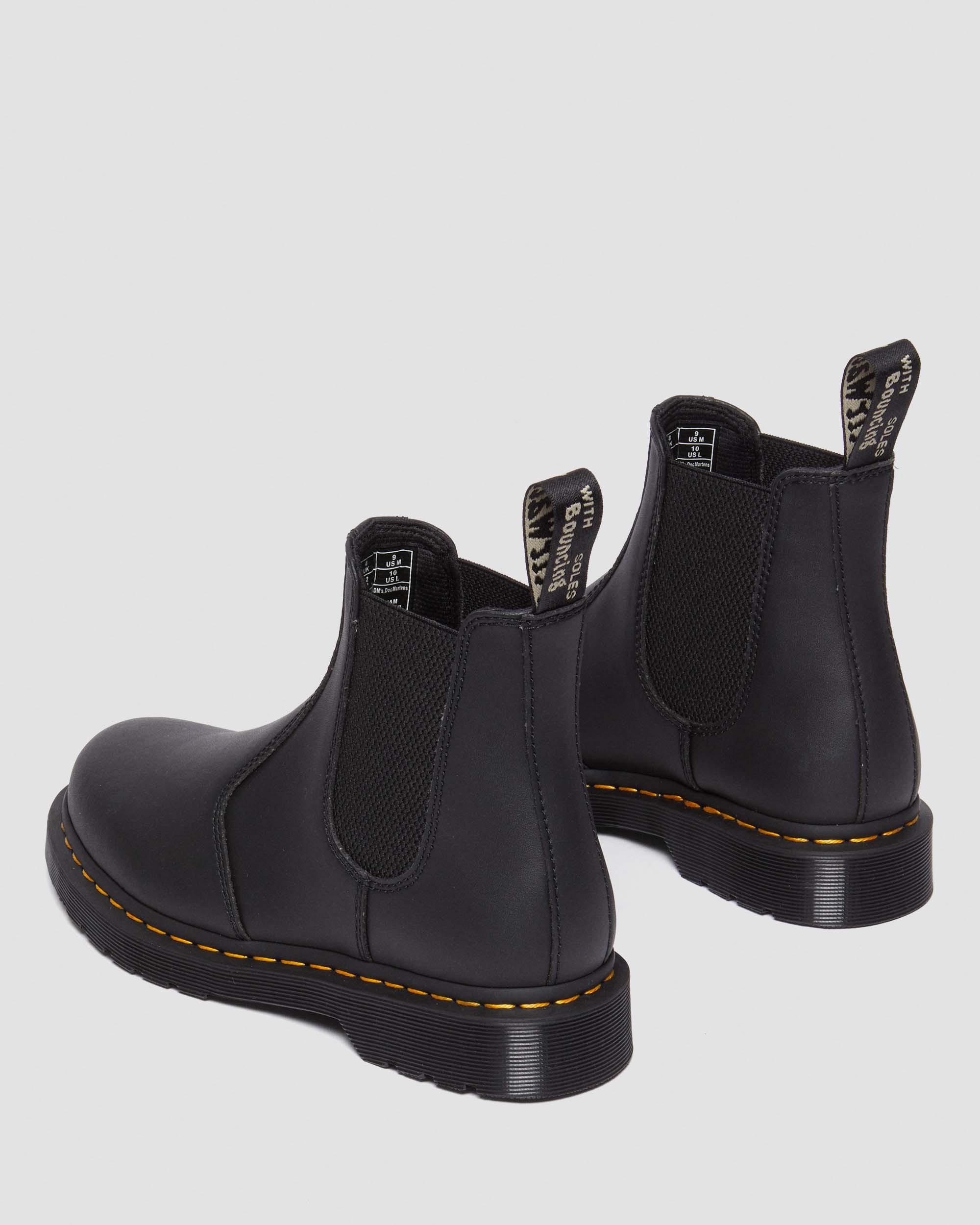 2976 Genix Nappa Reclaimed Leather Chelsea Boots in Black