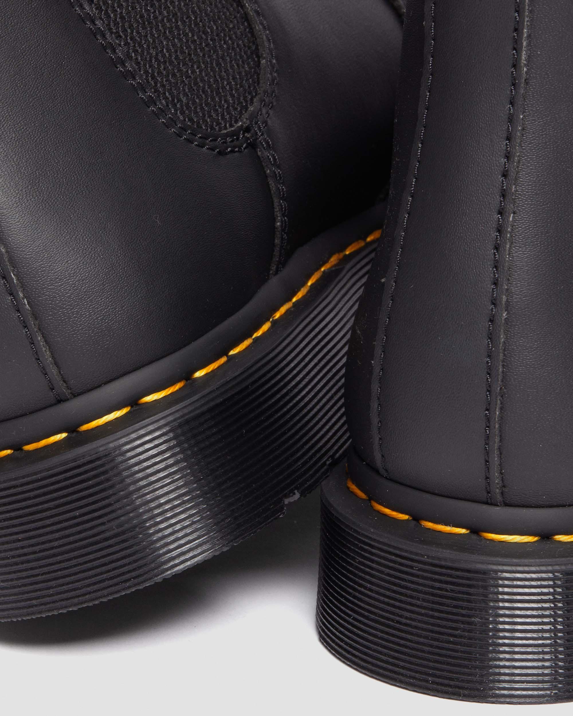 2976 Genix Nappa Reclaimed Leather Chelsea Boots in BLACK | Dr
