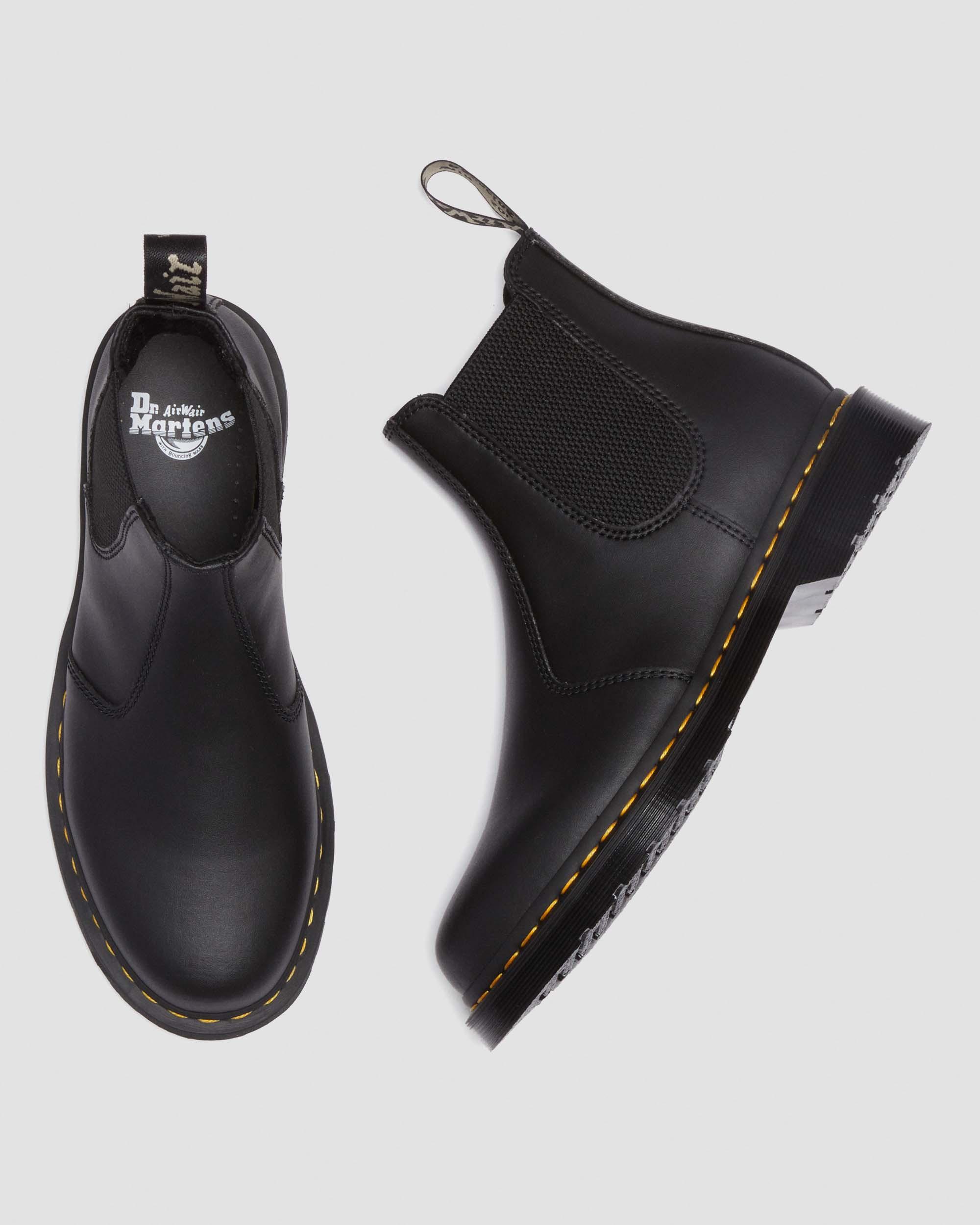 2976 Genix Nappa Reclaimed Leather Chelsea Boots in Black