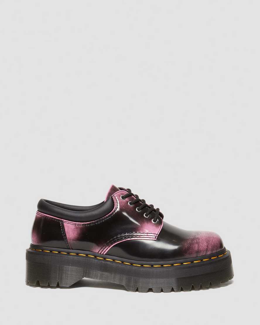 8053 Distressed Leather Platform Casual Shoes8053 Distressed Leather Platform Casual Shoes Dr. Martens