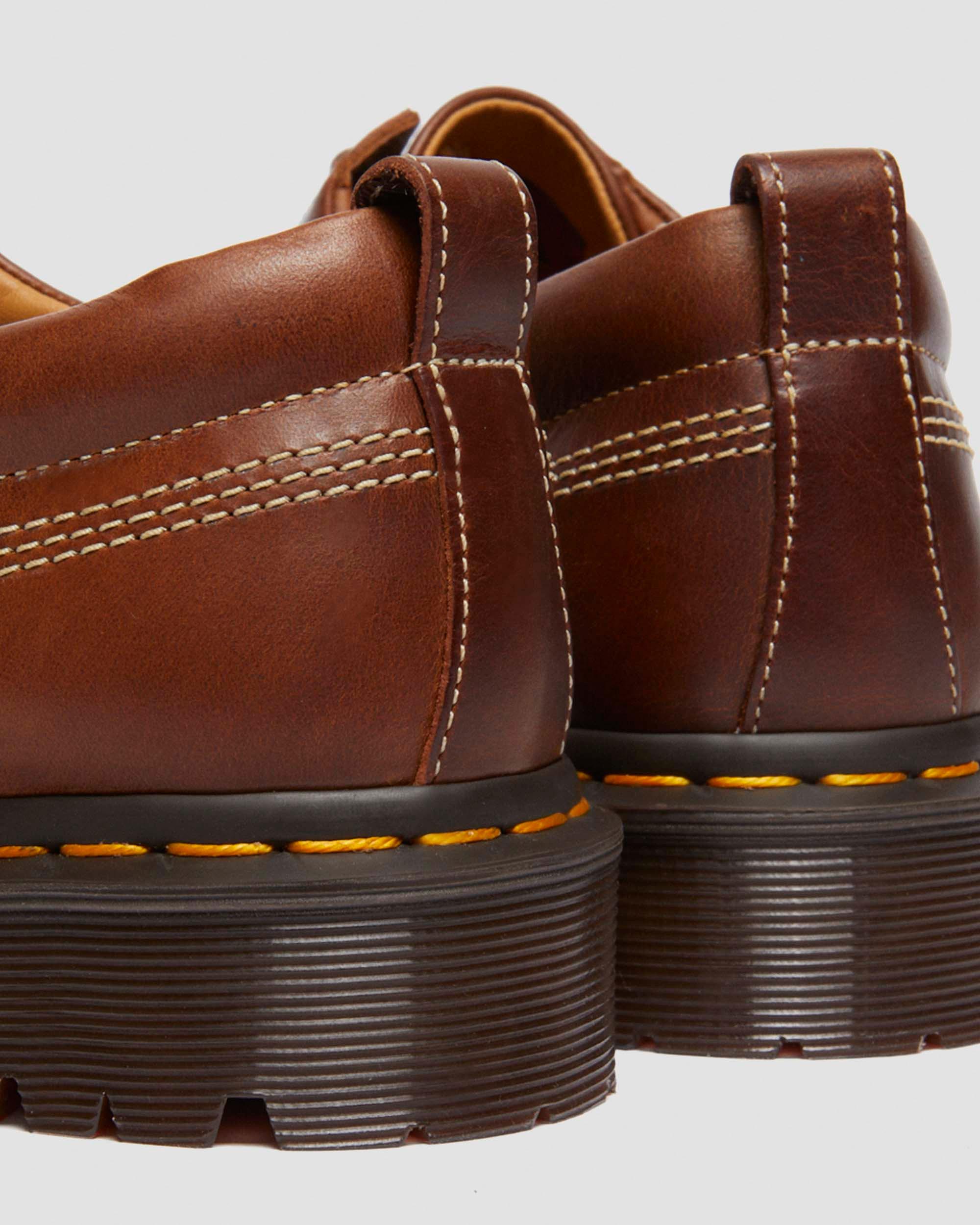 Lowell Leather Moc Toe Shoes in Butterscotch