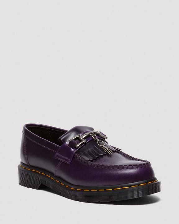 Adrian Snaffle Bone Charm Tassel Loafers in | Dr. Martens Adrian Snaffle Bone Charm Tassel Loafers in | Dr. Martens