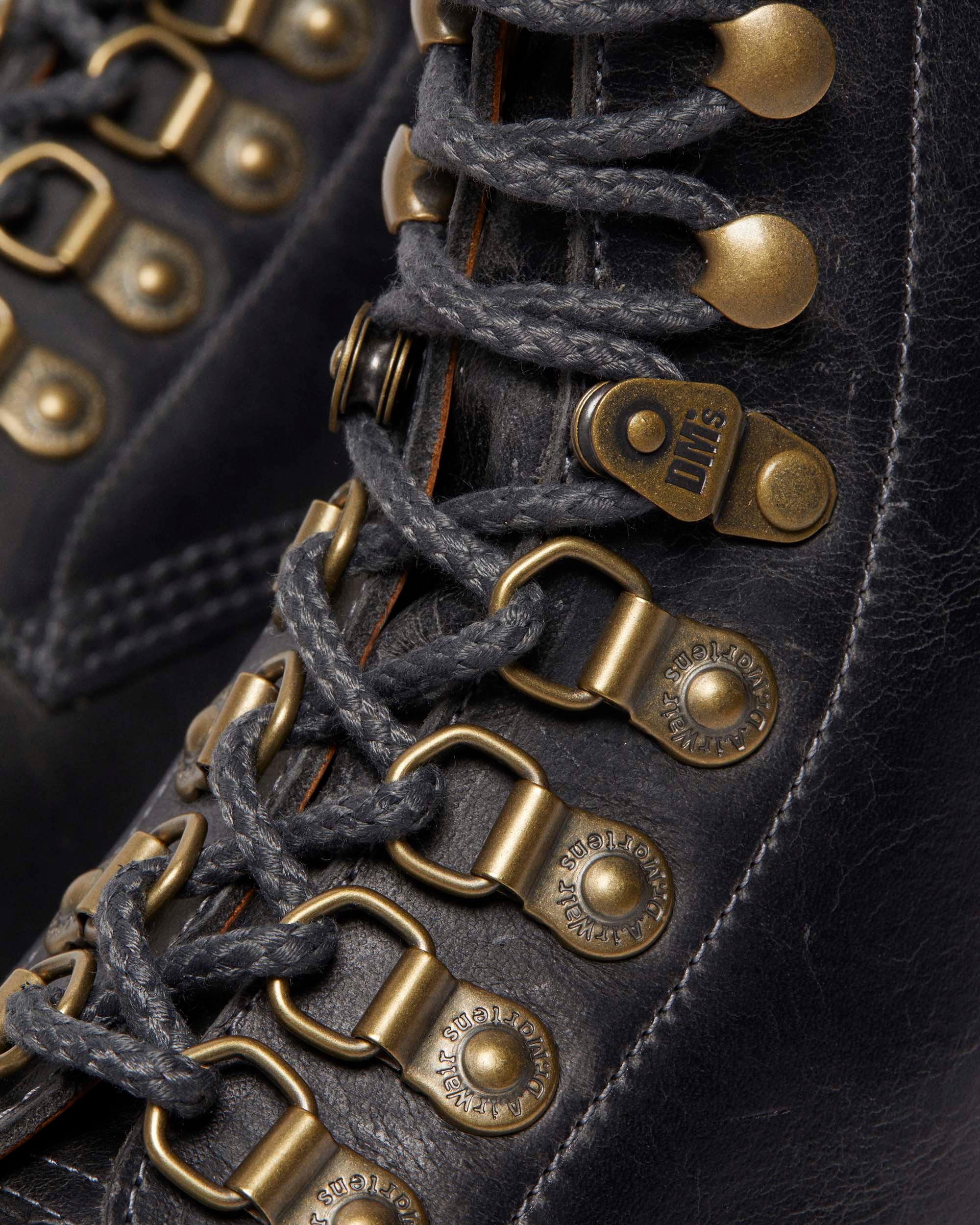 1460 Collar Made in England Phoenix Leather Lace Up Boots in