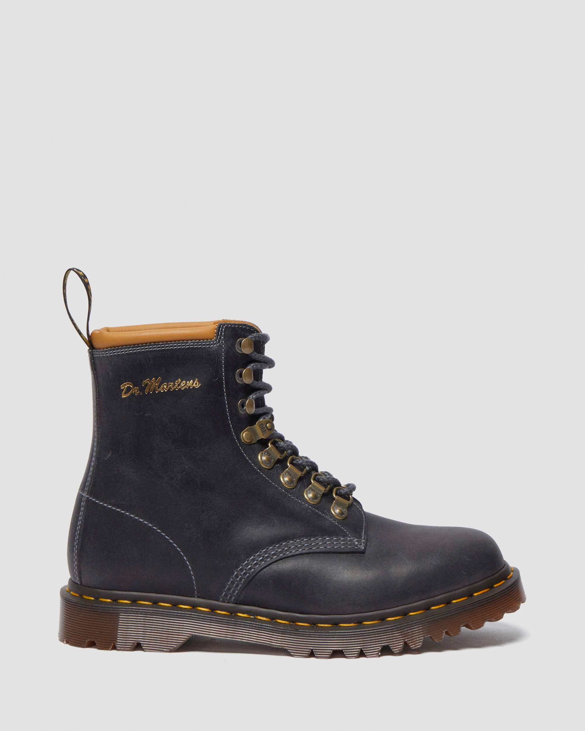 1460 Collar Made in England Phoenix Leather Lace Up Boots in  display picture 2