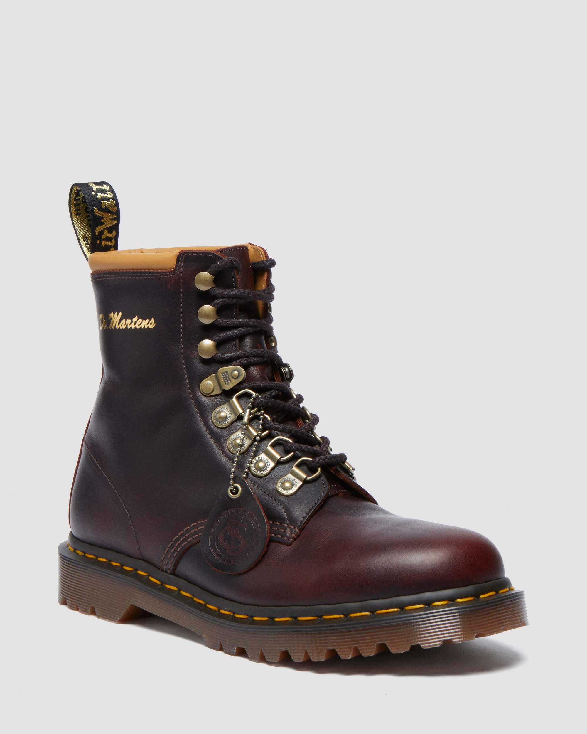 1460 Collar Made in England Phoenix Leather Lace Up Boots in POLO