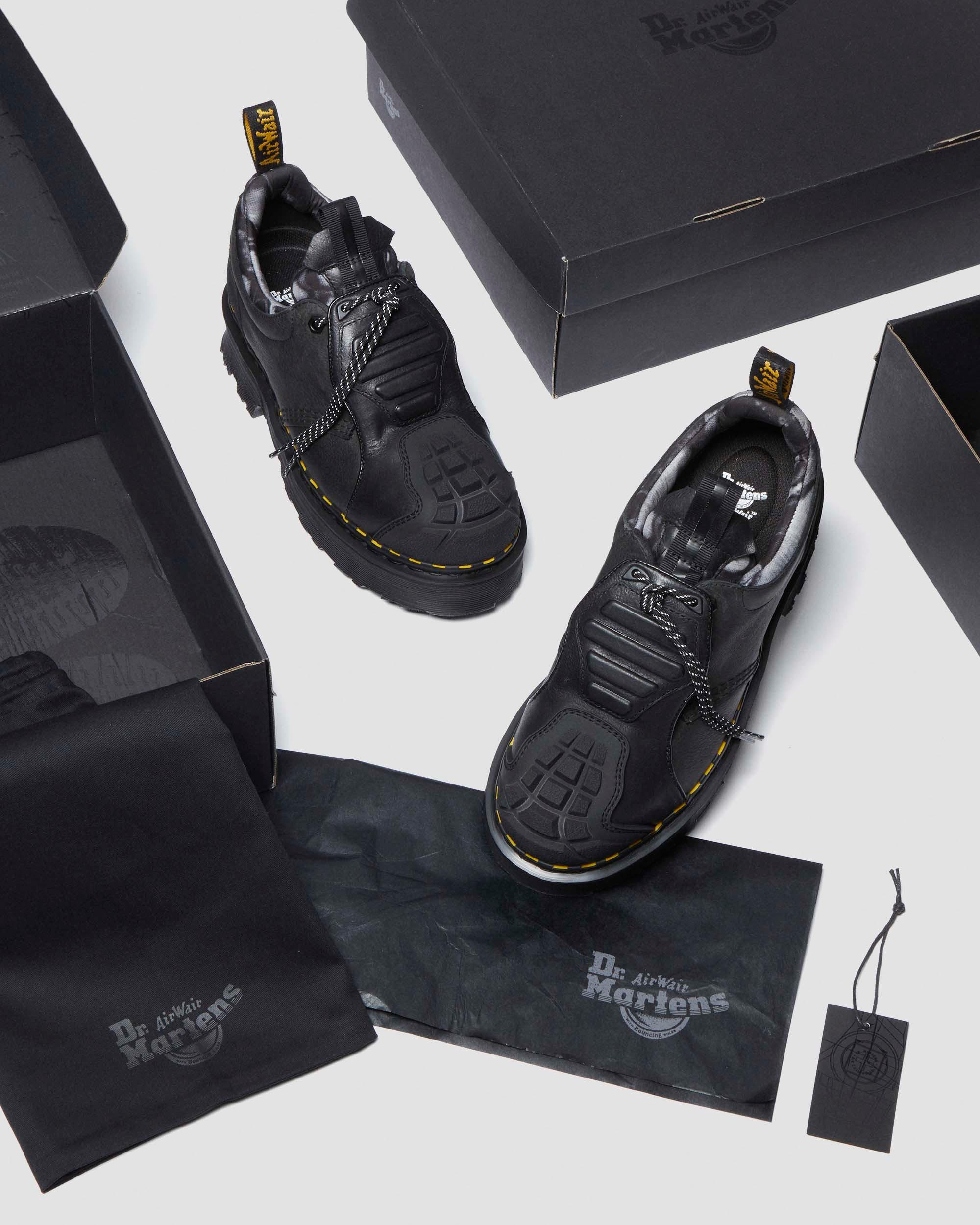 1461 Protect Leather Oxford Shoes in Black