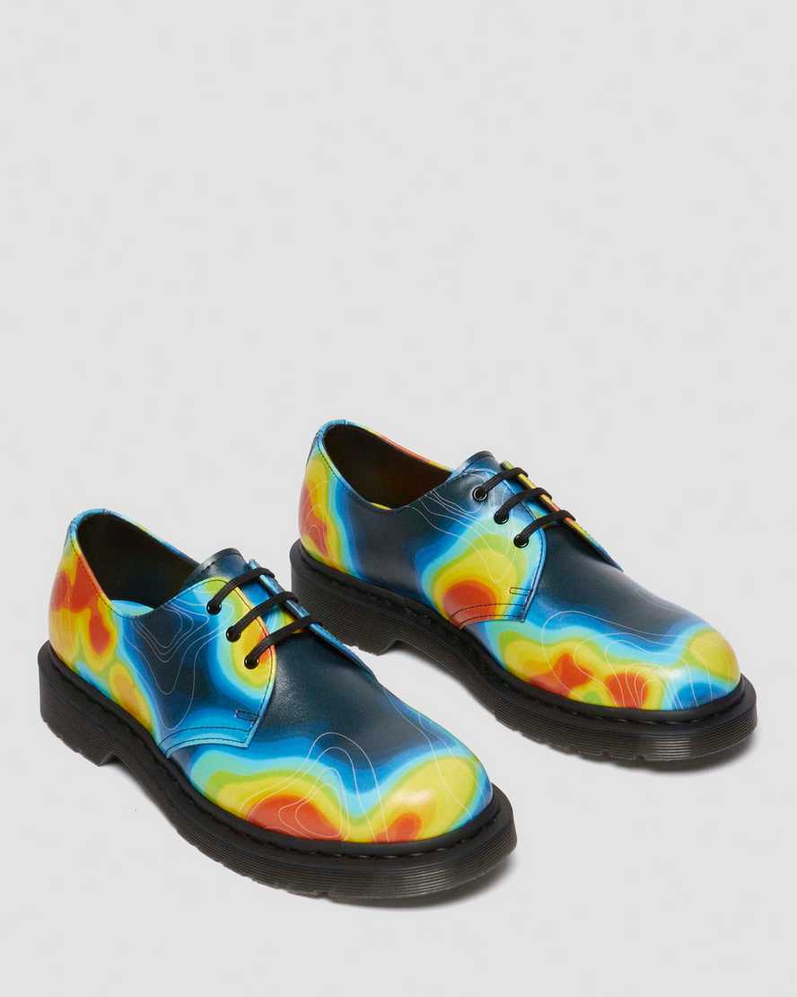 DR. MARTENS' 1461 GENIX NAPPA LEATHER OXFORD SHOES