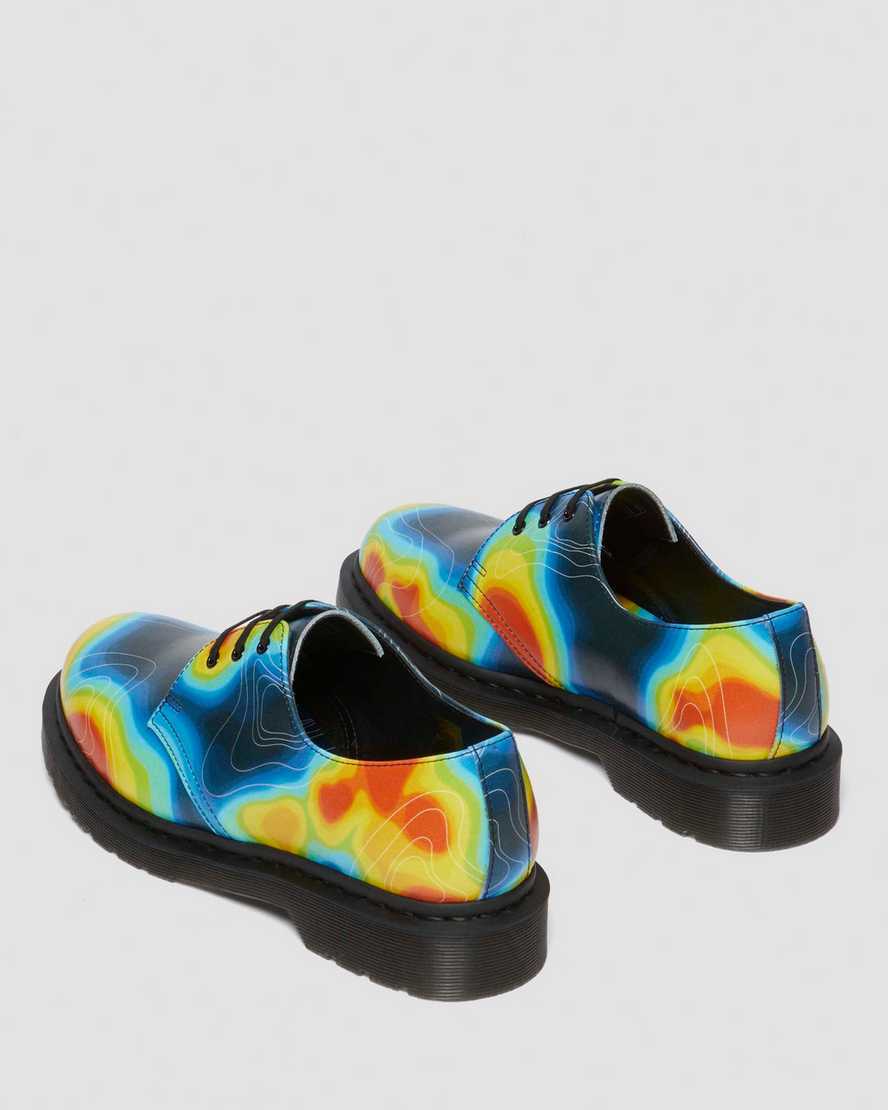 Shop Dr. Martens' 1461 Genix Nappa Leather Oxford Shoes In White