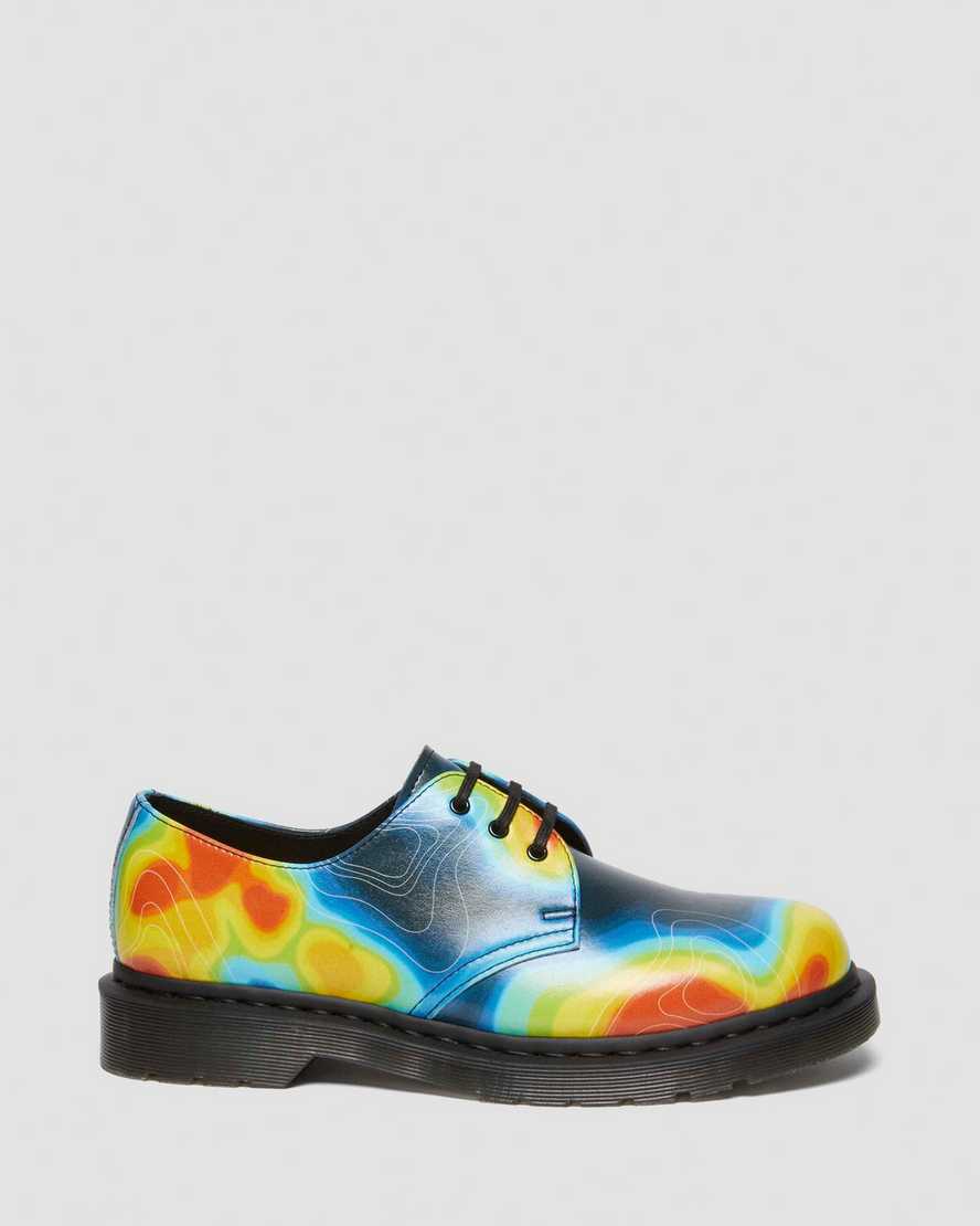 Shop Dr. Martens' 1461 Genix Nappa Leather Oxford Shoes In White