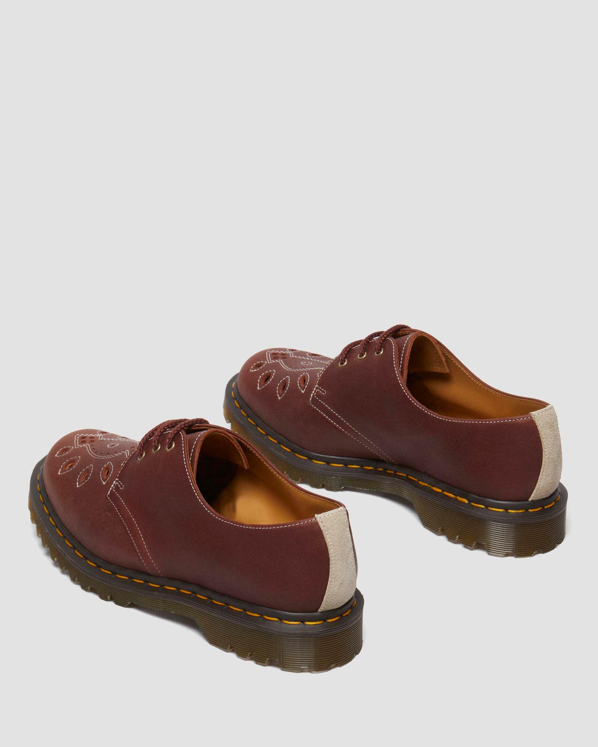 Dr. Martens 1461 Made In England Desert Oasis Suede Oxford Shoes In Brown