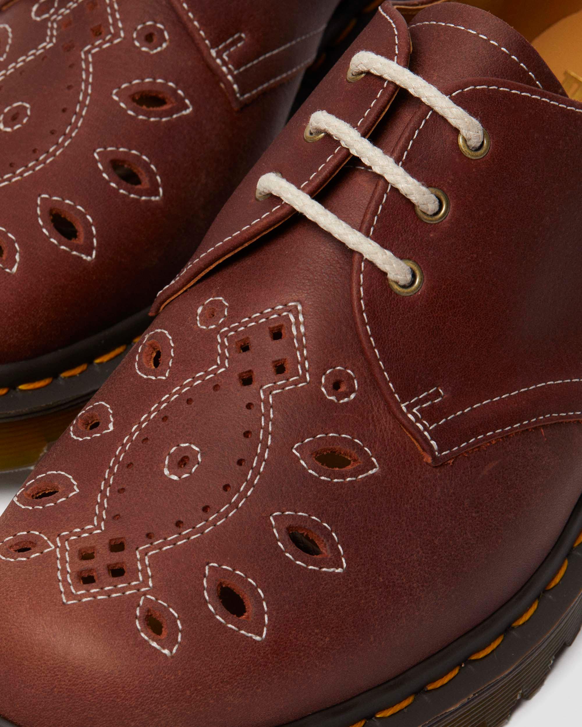 Dr. Martens 1461 Made In England Desert Oasis Suede Oxford Shoes In Brown