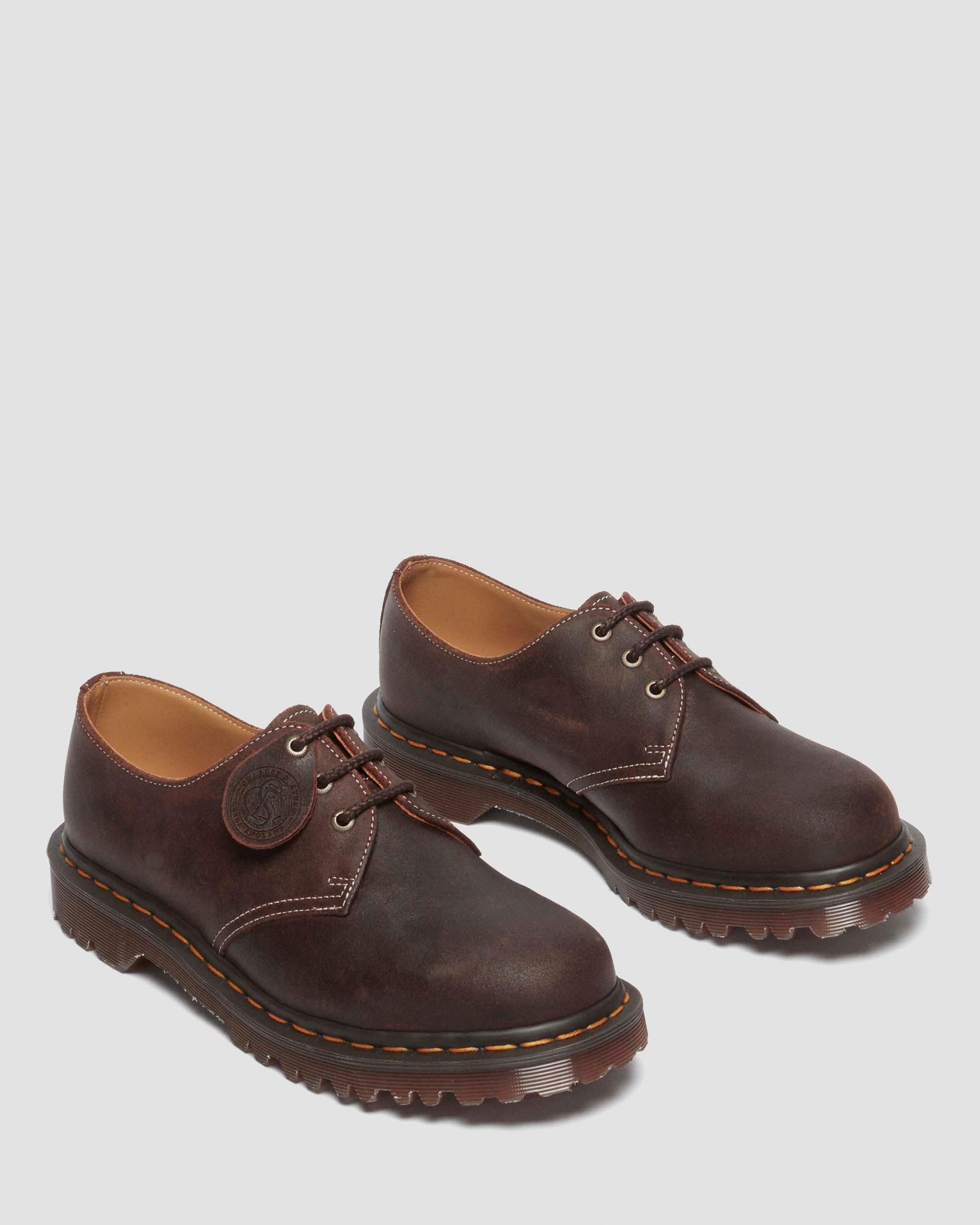 Shop Dr. Martens' 1461 Made In England Commander Oxford Shoes In Brown