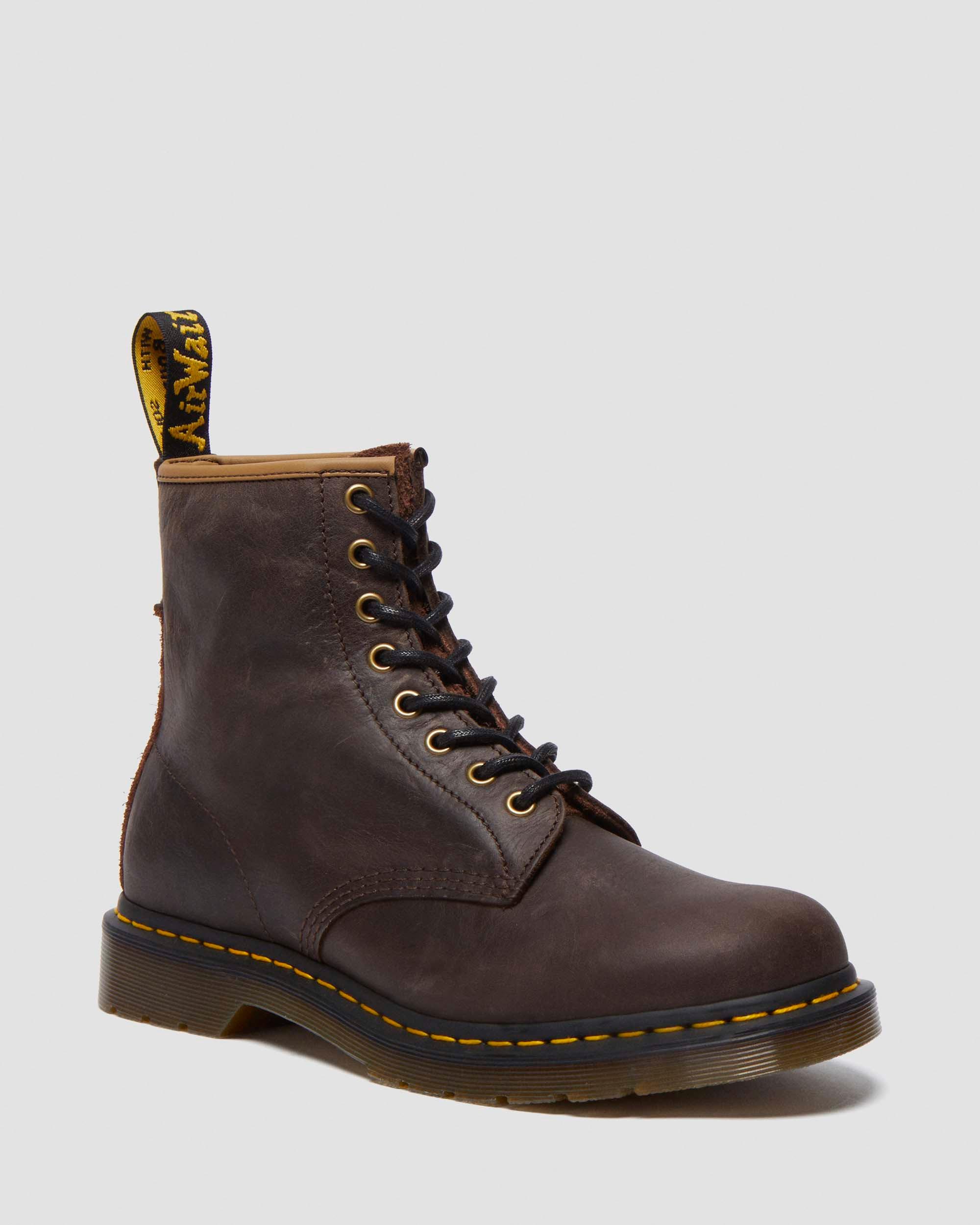 939 Ben Boot Crazy Horse Leather Lace Up Boots in Brown Dr. Martens