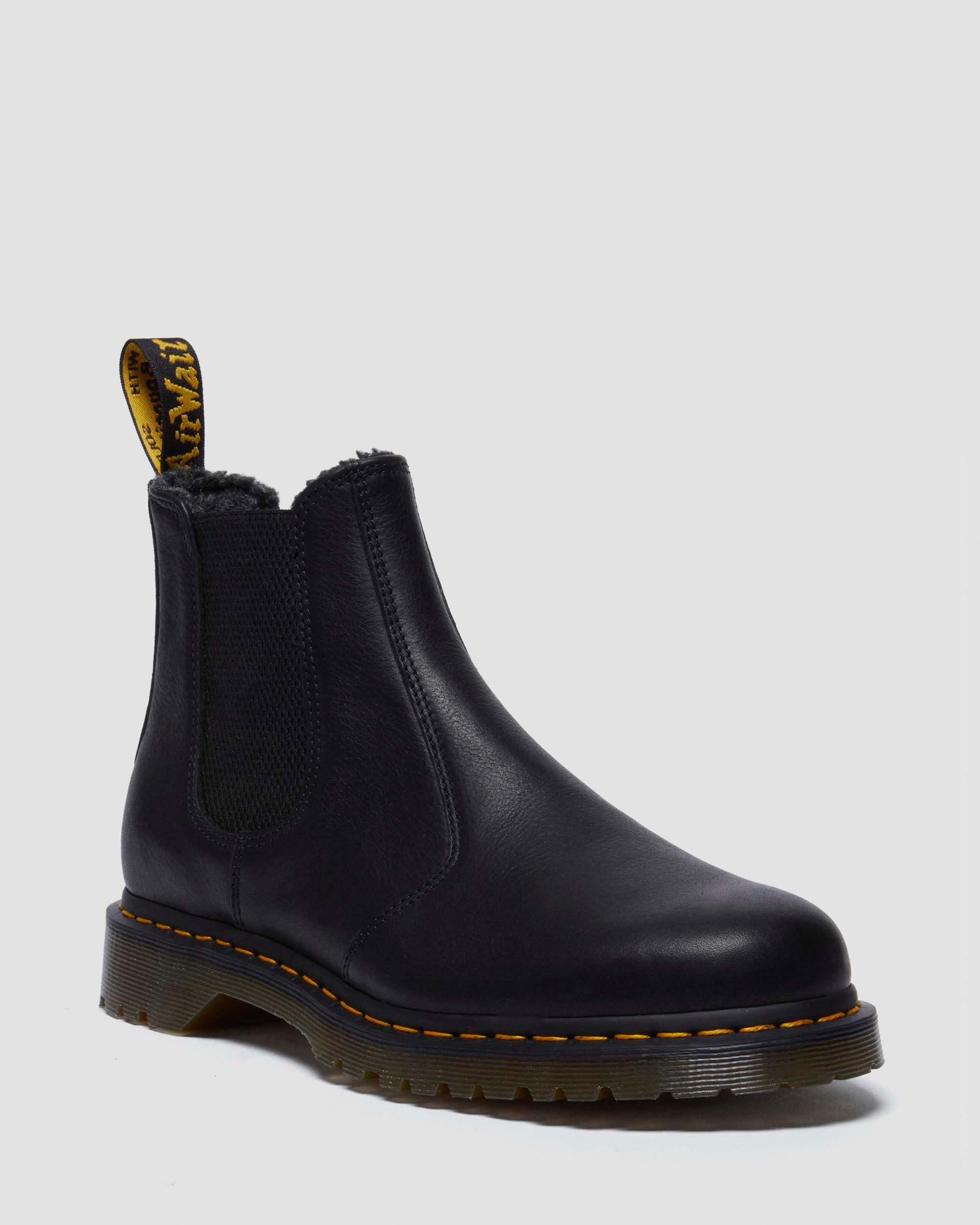 2976 Slip Resistant Leather Chelsea Boots in Black Dr. Martens