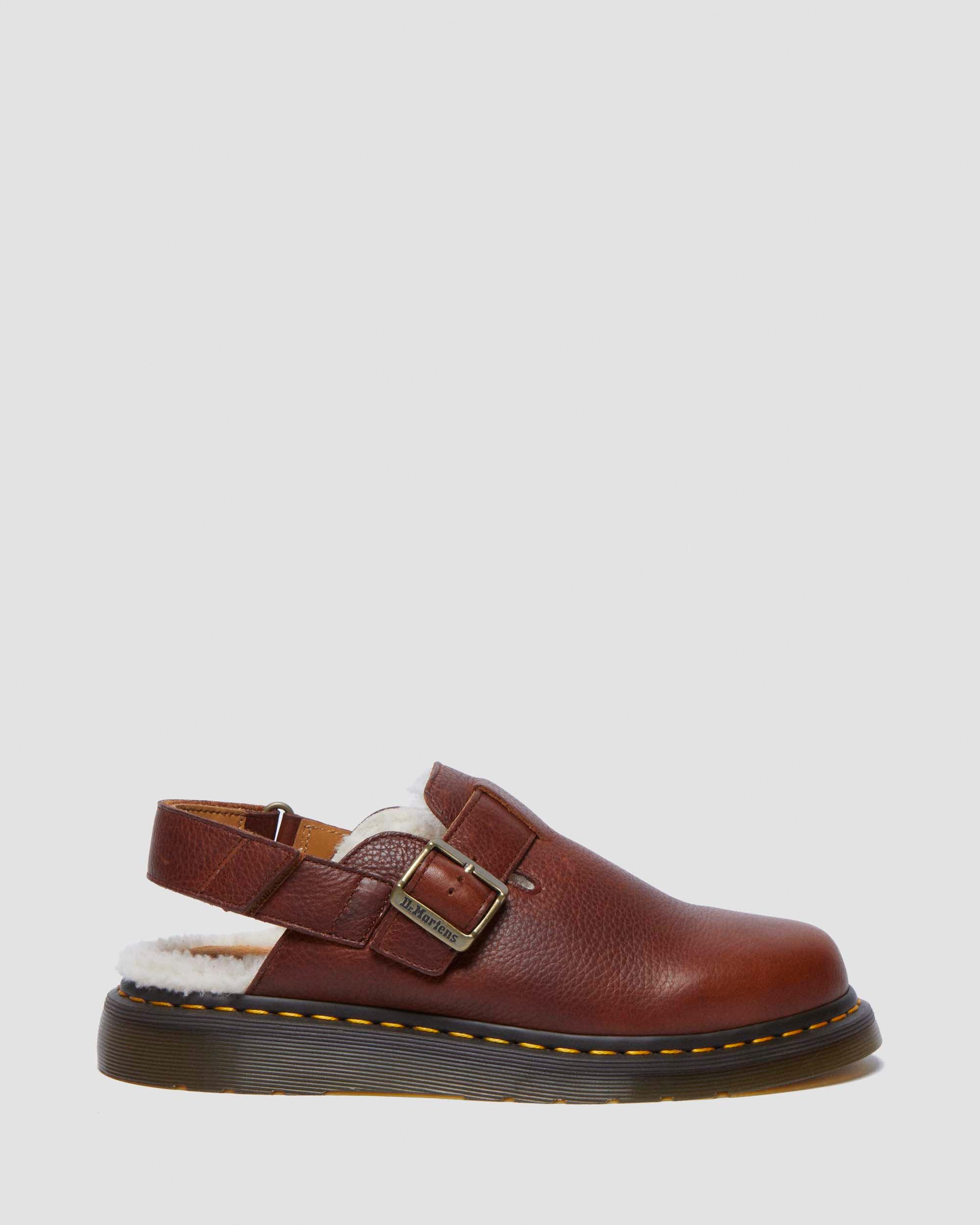 Jorge II Ambassador Faux Fur Lined Slingback Mules | Dr. Martens