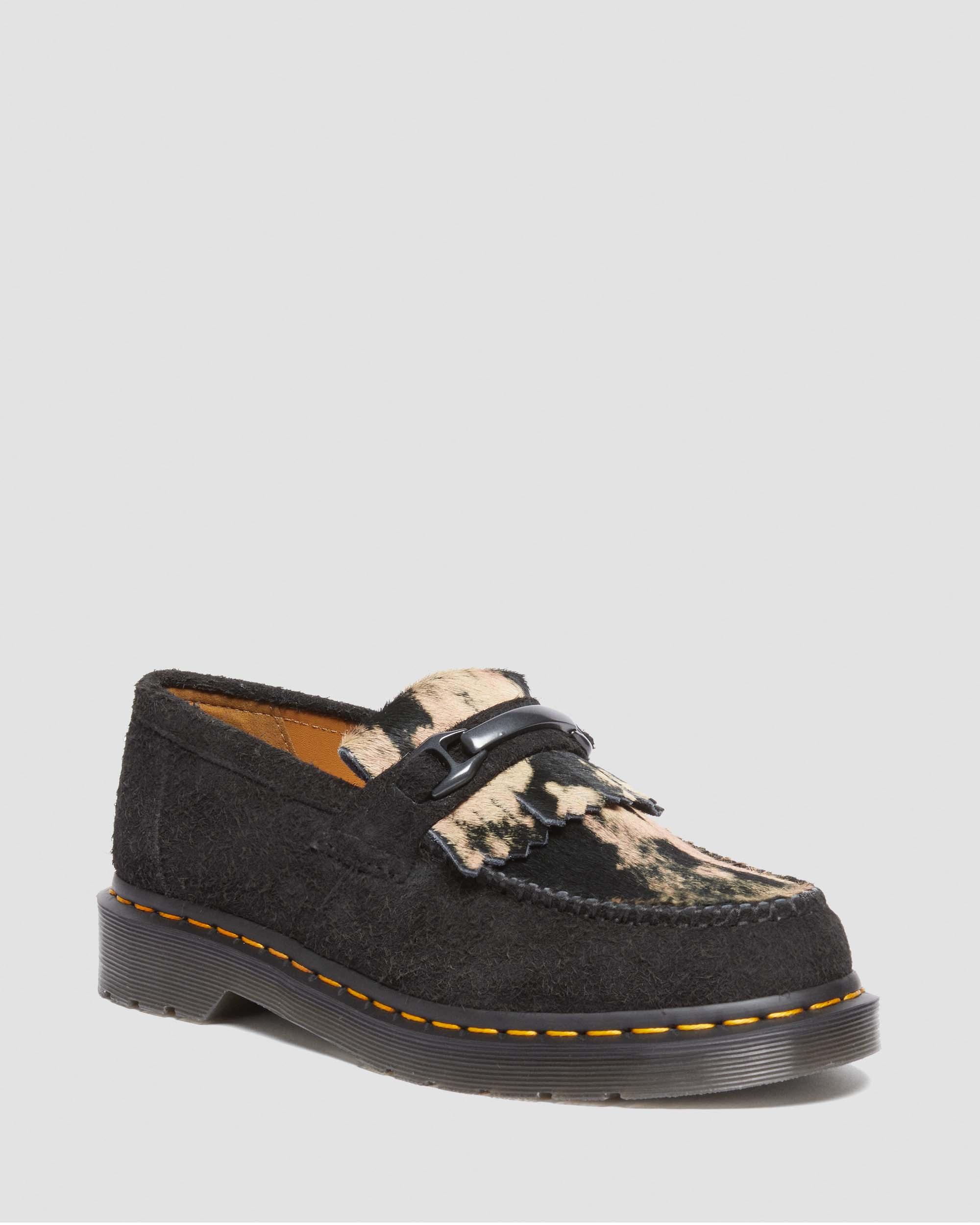 Shop Dr. Martens' Herren Adrian Snaffle Wildleder & Hair-on Loafer In Pattern