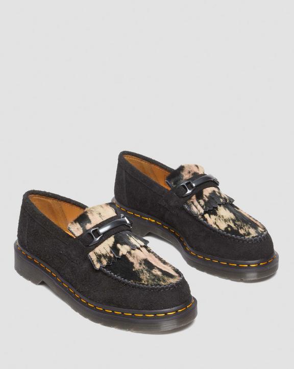 Adrian Snaffle Hair-on Loafer in Black | Dr. Martens Adrian Snaffle Hair-on Loafer in Black | Dr. Martens