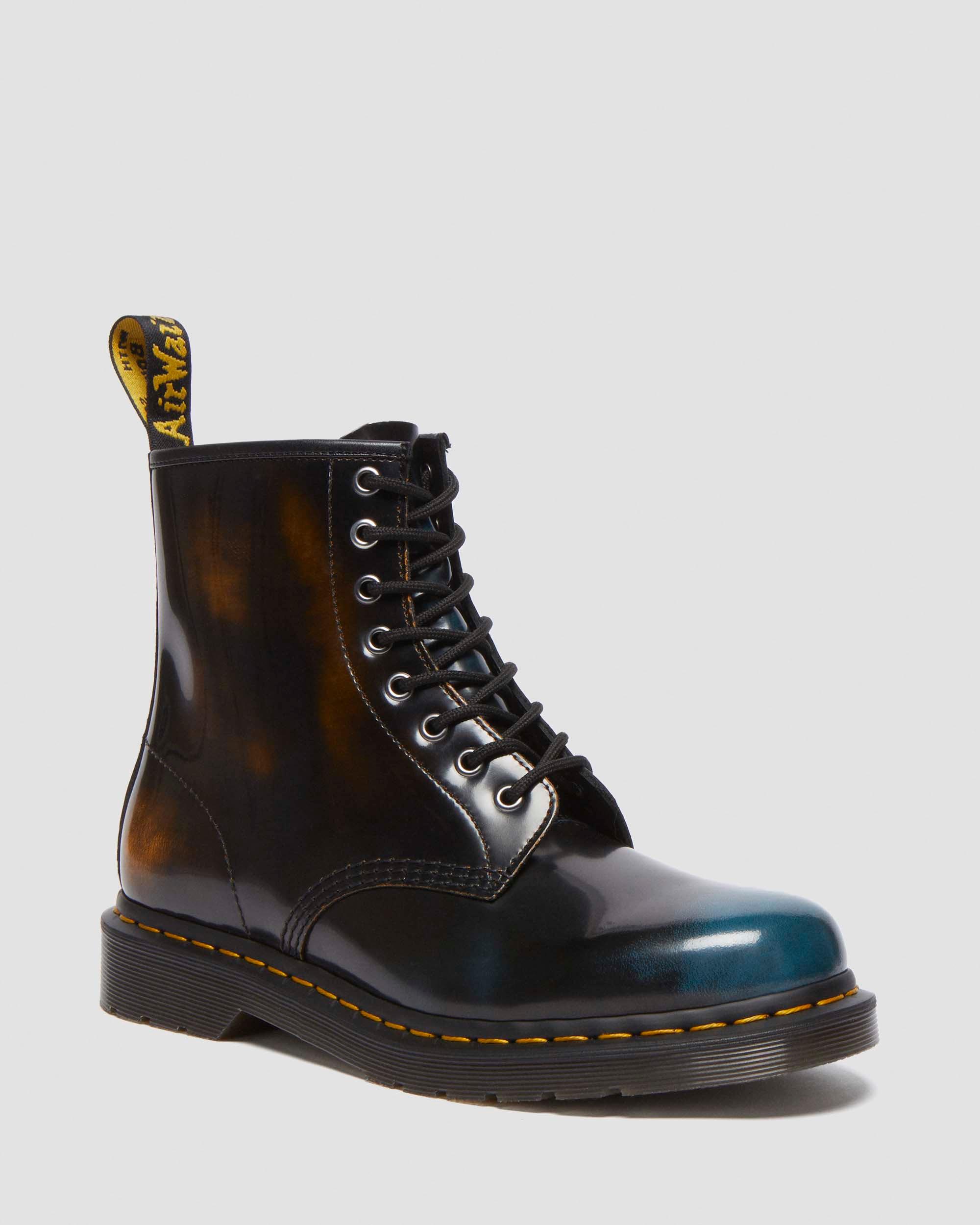 Botas 1460 Vintage de piel Quilon en Negro Dr. Martens