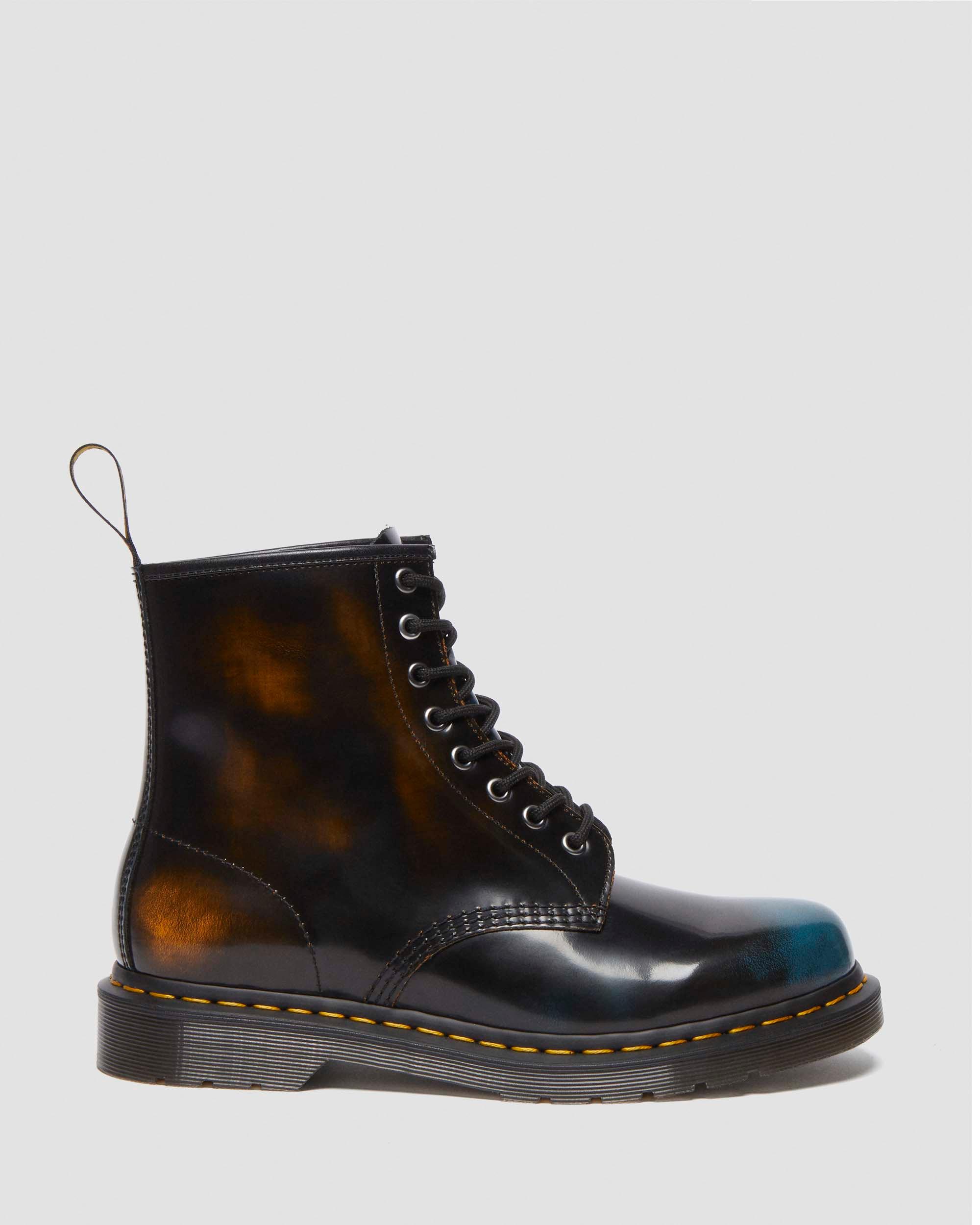 1460 Brush Off Leather Lace Up Boots in Multi Dr. Martens