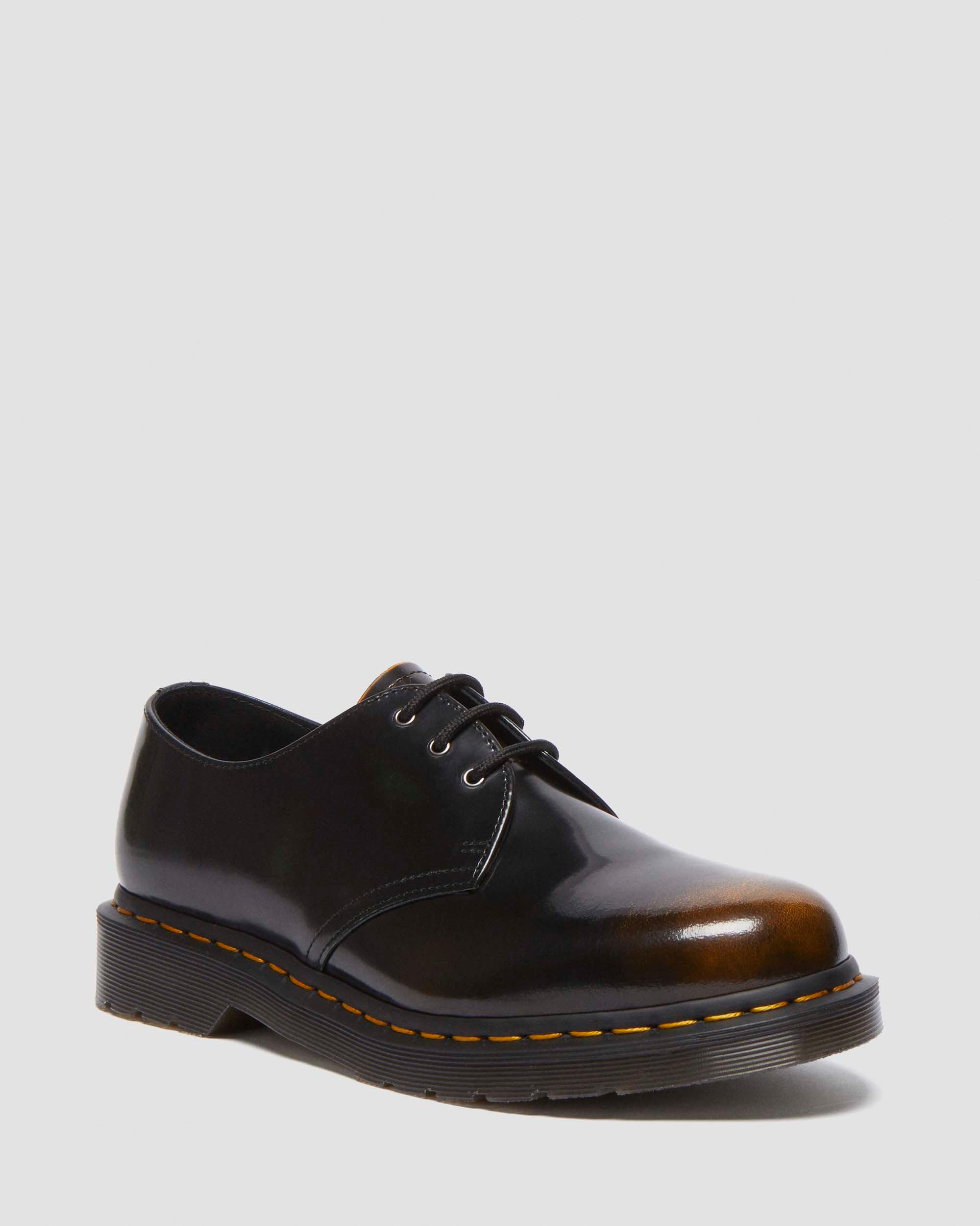 1461 Slip Resistant Leather Oxford Shoes in Black Dr. Martens