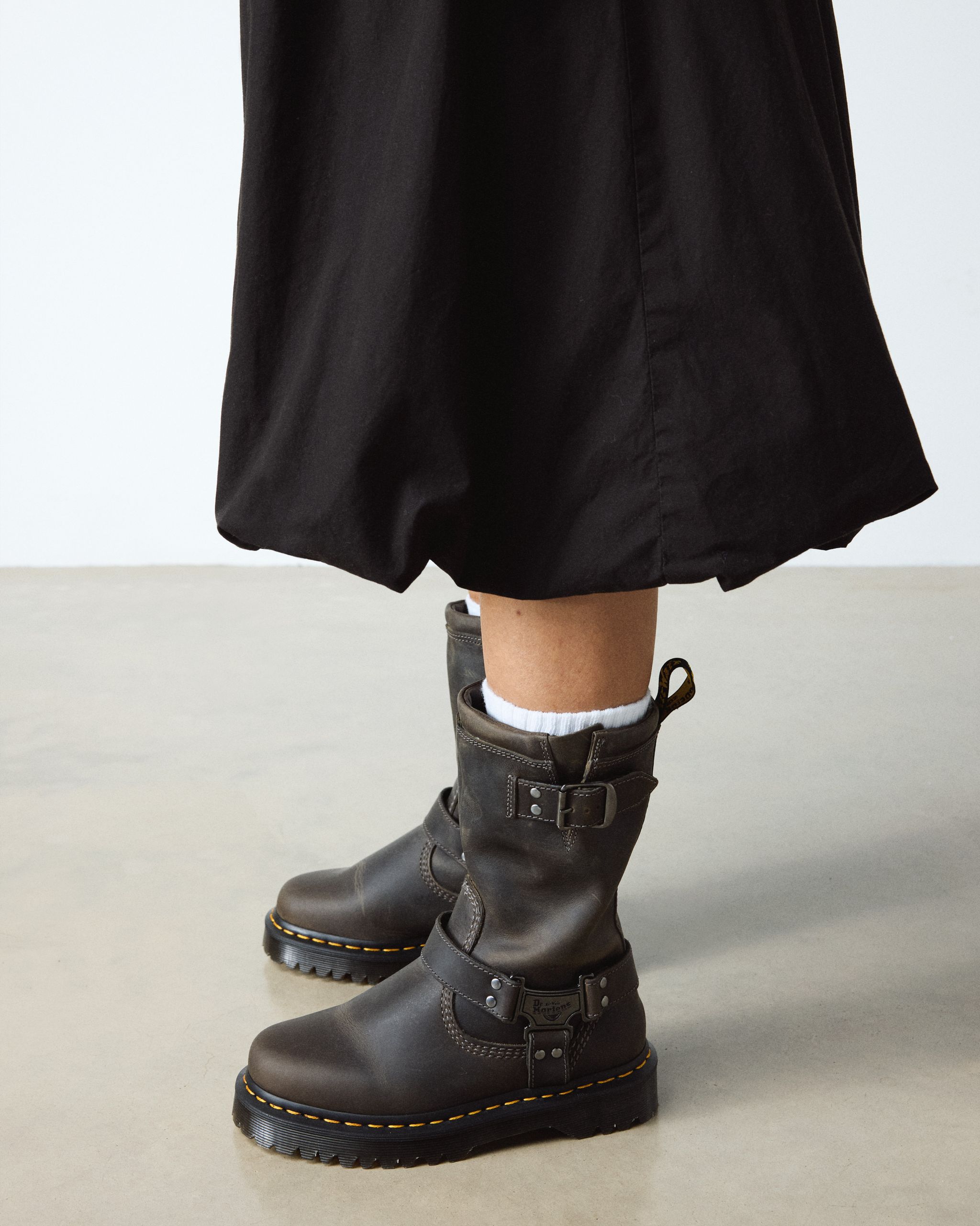Anistone Tall Leather Biker Boots product image