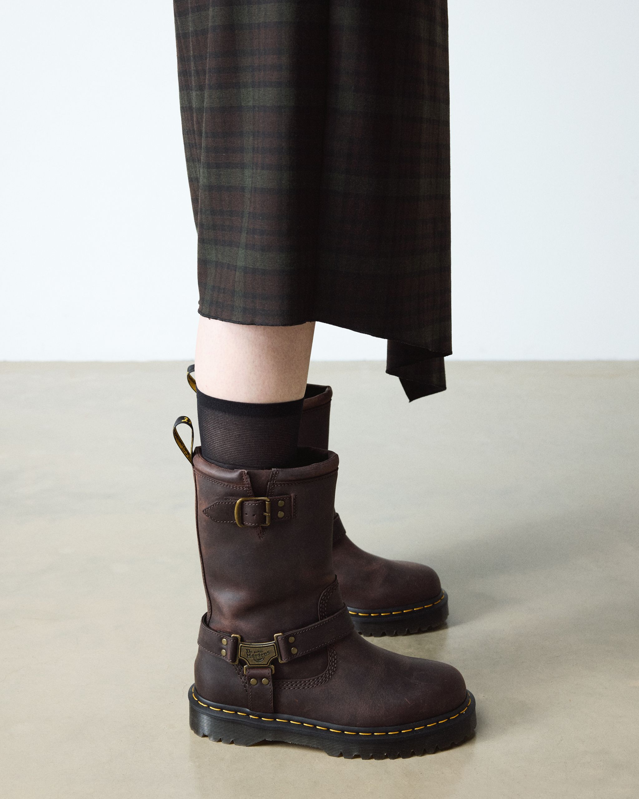 Anistone Hi Leather Biker Boots product image