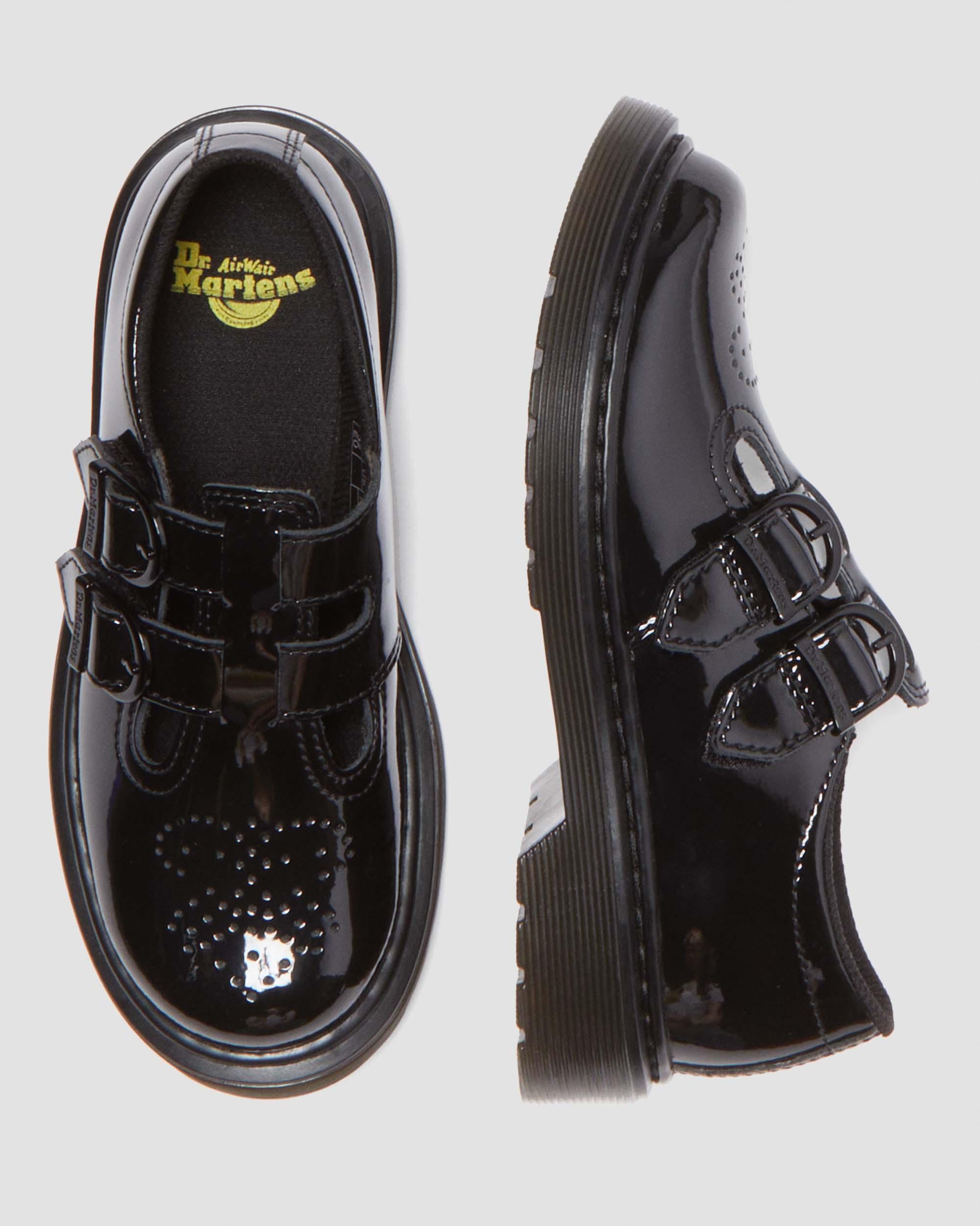 DR MARTENS Junior 8065 Patent Leather Mary Jane Shoes