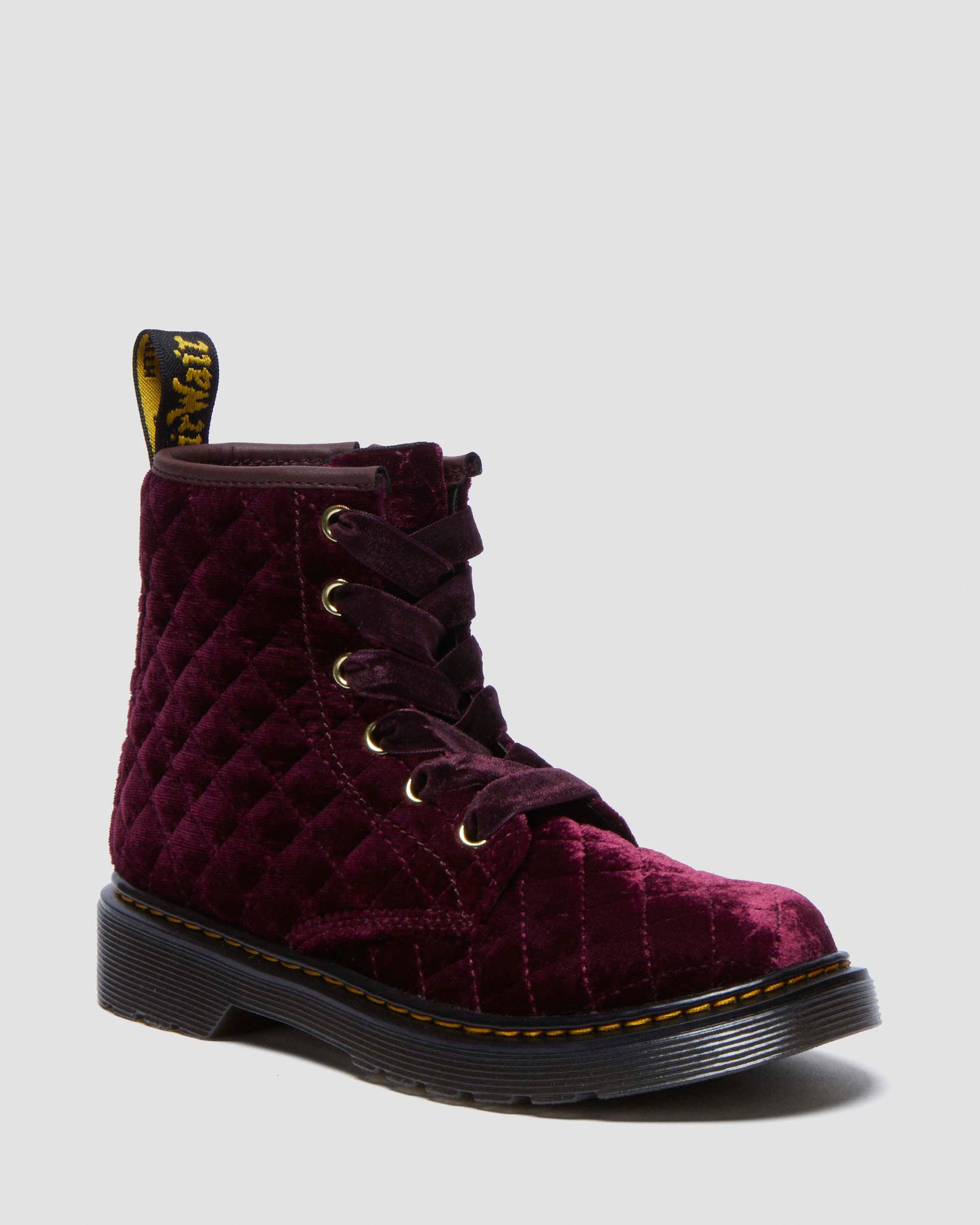 Dr. Martens 1460 Quilted Velvet Boots