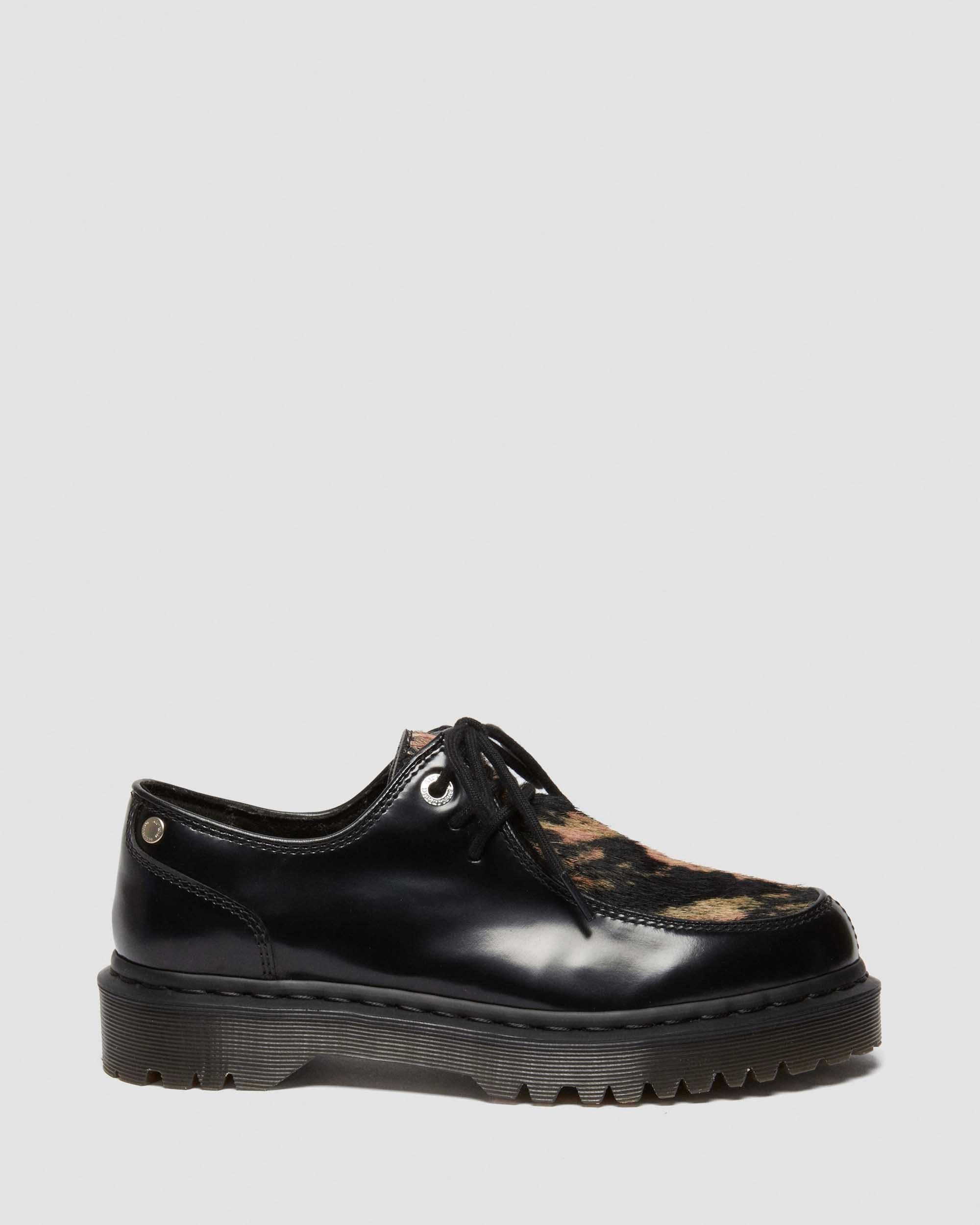 Zeffir 3i Bex Buttero Hair On Shoes in Black Dr. Martens