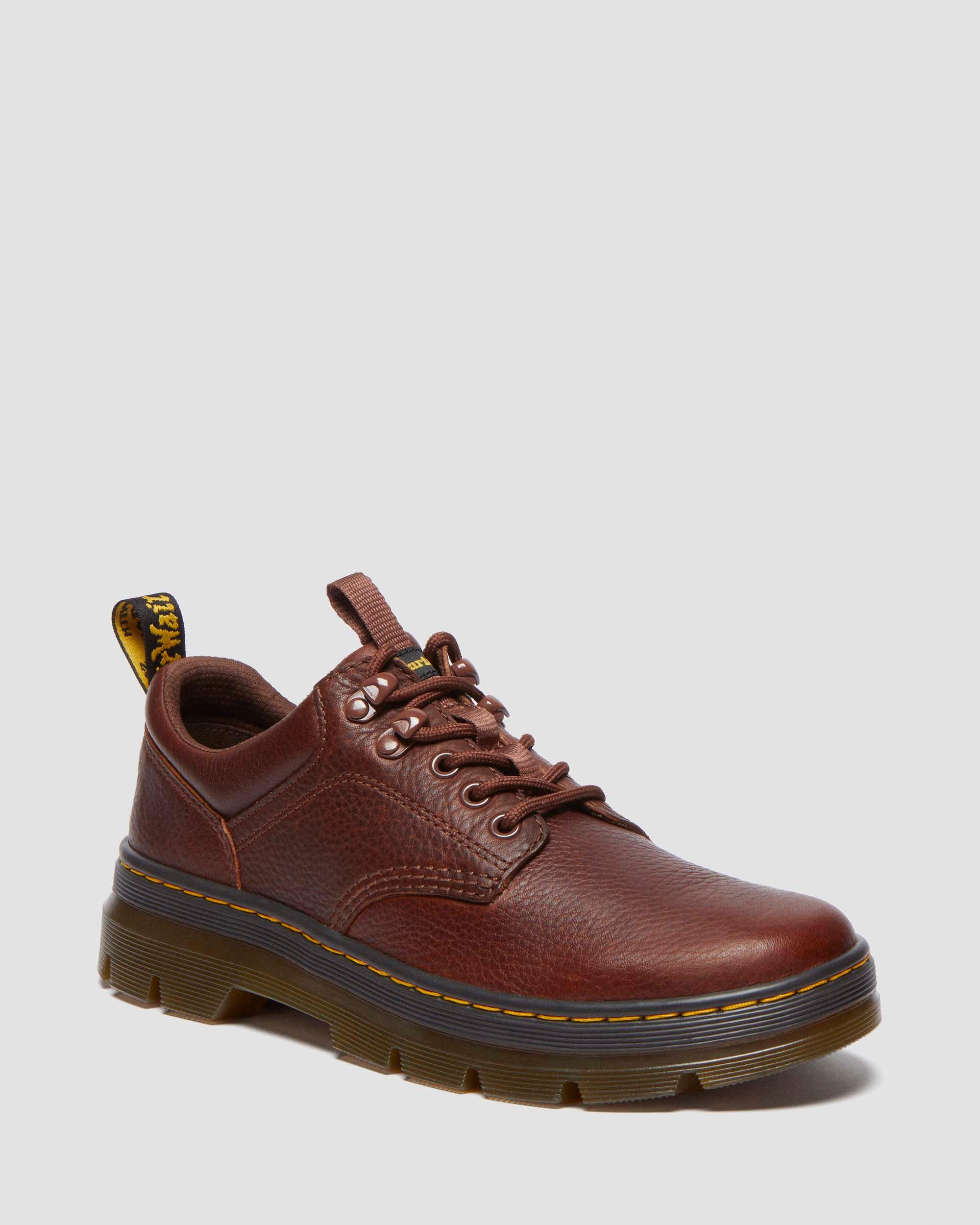 1461 Carrara Leather Oxford Shoes in Saddle Tan Dr. Martens