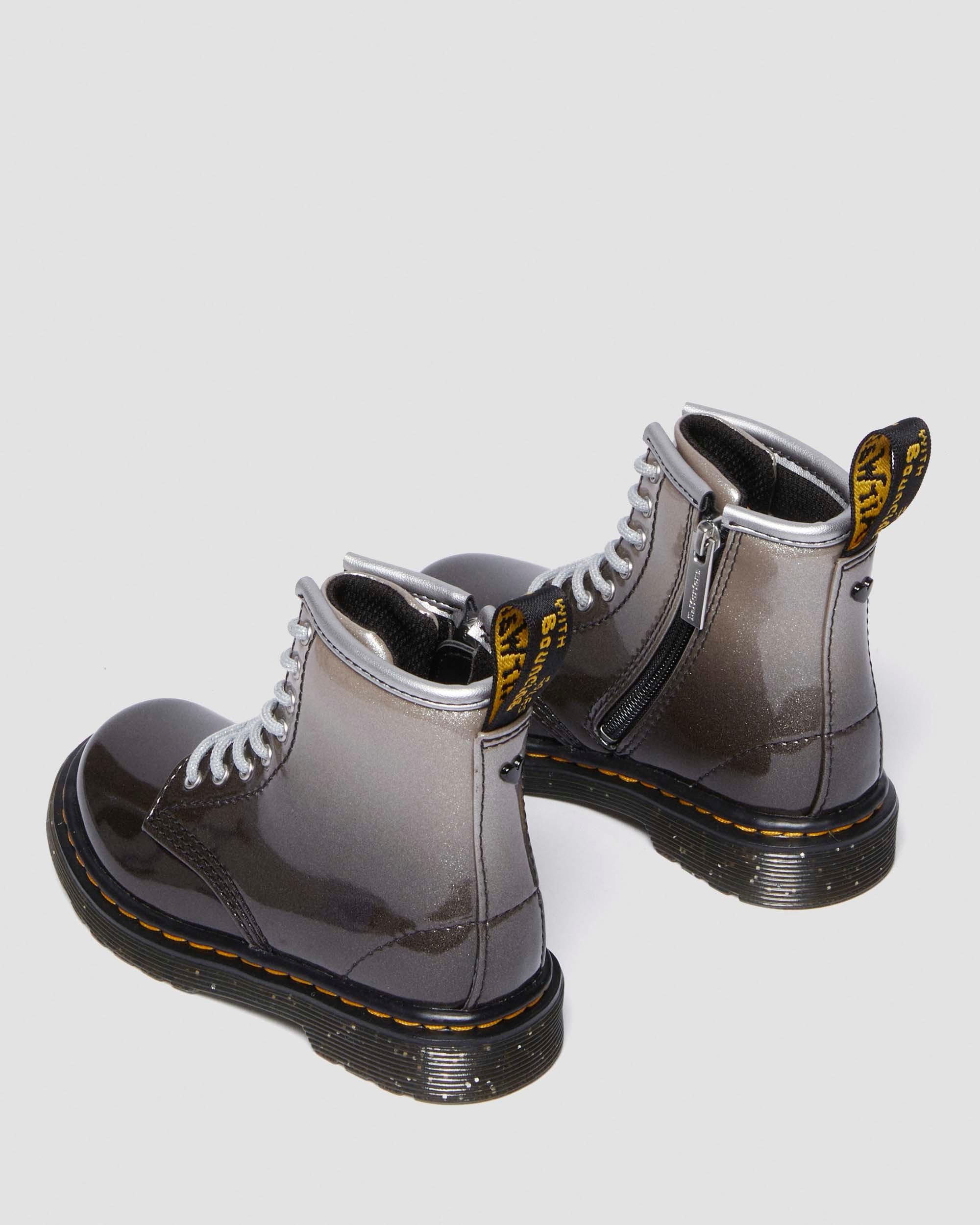 Toddler 1460 Gradient Glitter Leather Lace Up Boots