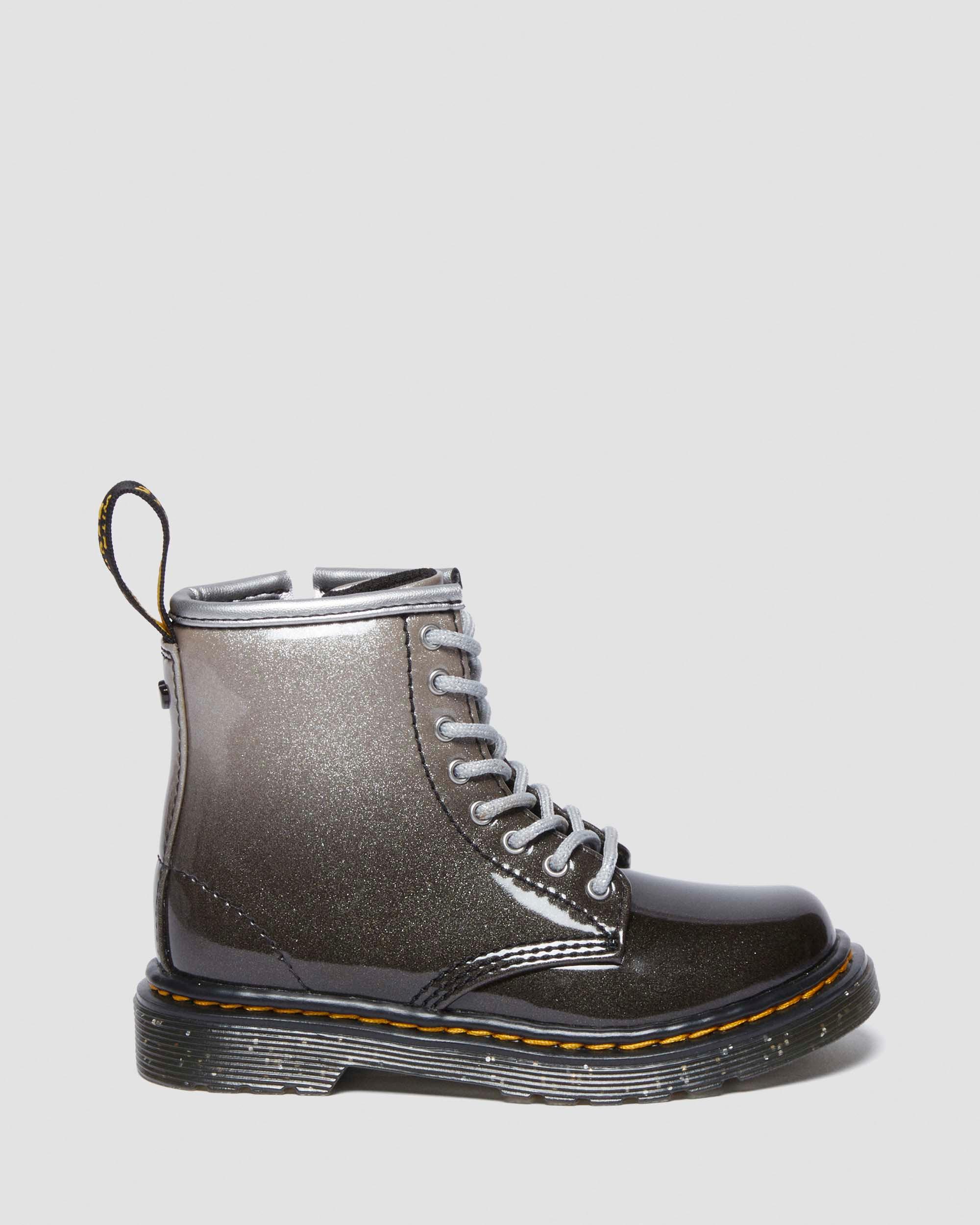 Toddler 1460 Gradient Glitter Leather Lace Up Boots