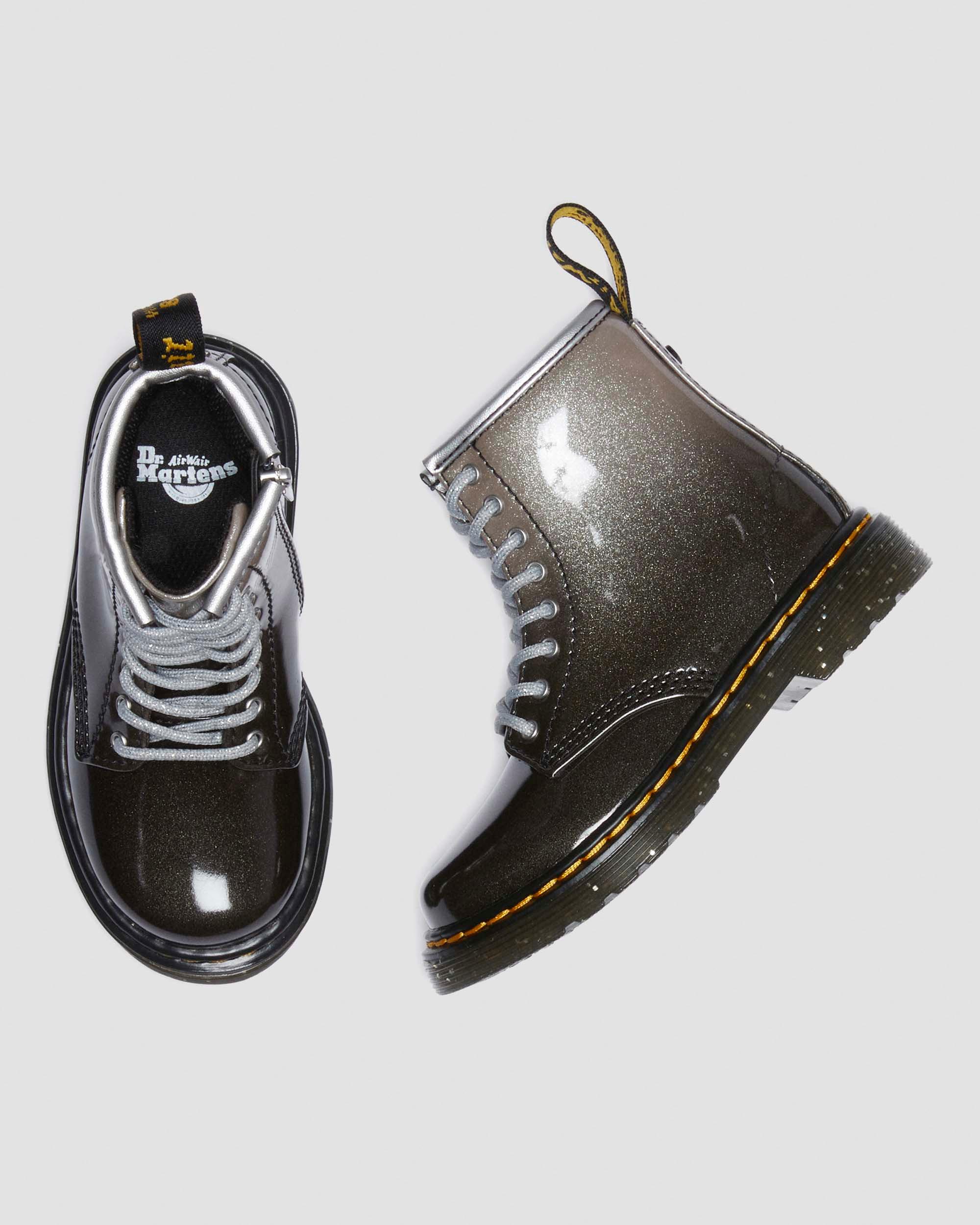 Toddler 1460 Gradient Glitter Leather Lace Up Boots