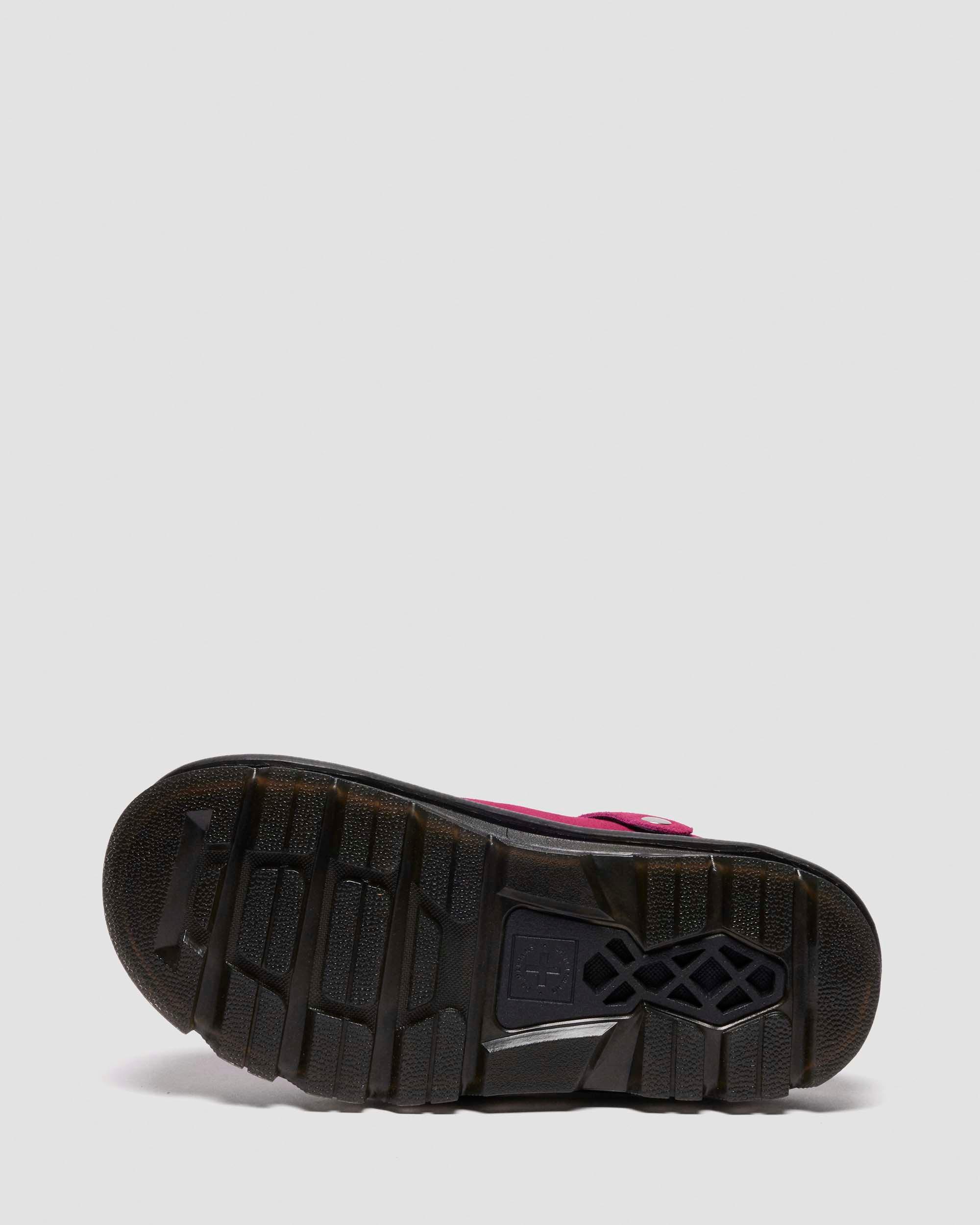 Zebzag Suede Casual Slingback Platform Mules in FUCHSIA PINK