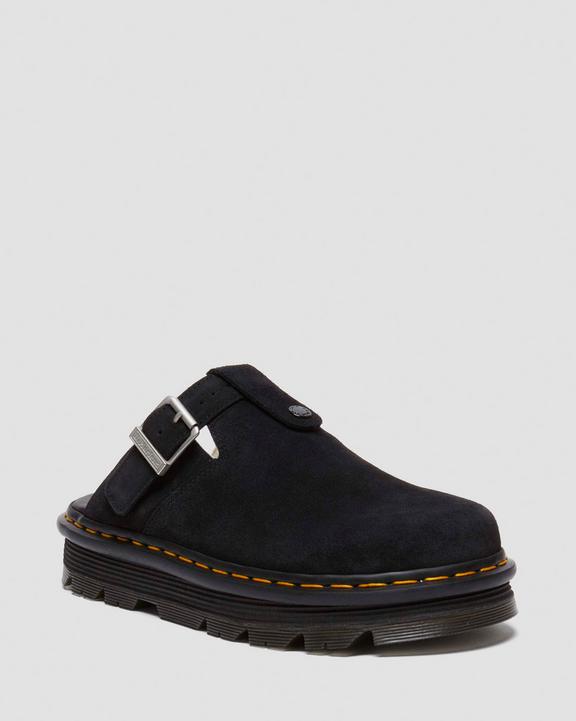 Zebzag Suede Slingback Platform Mule in Black Bronx Suede Zebzag Suede Slingback Platform Mule in Black Bronx Suede