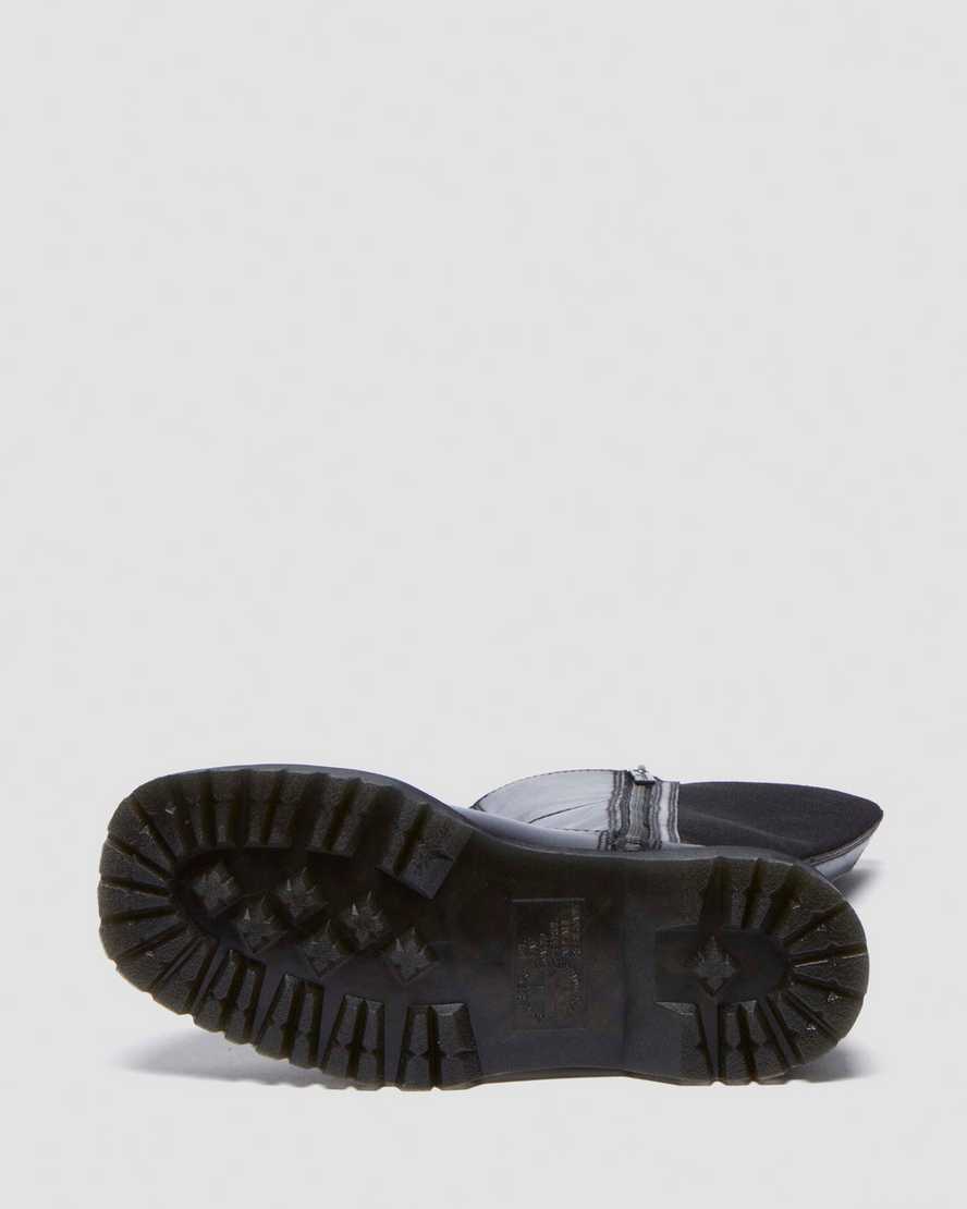 Shop Dr. Martens' Amaayah Kniehohe Leder Reitstiefel In Black
