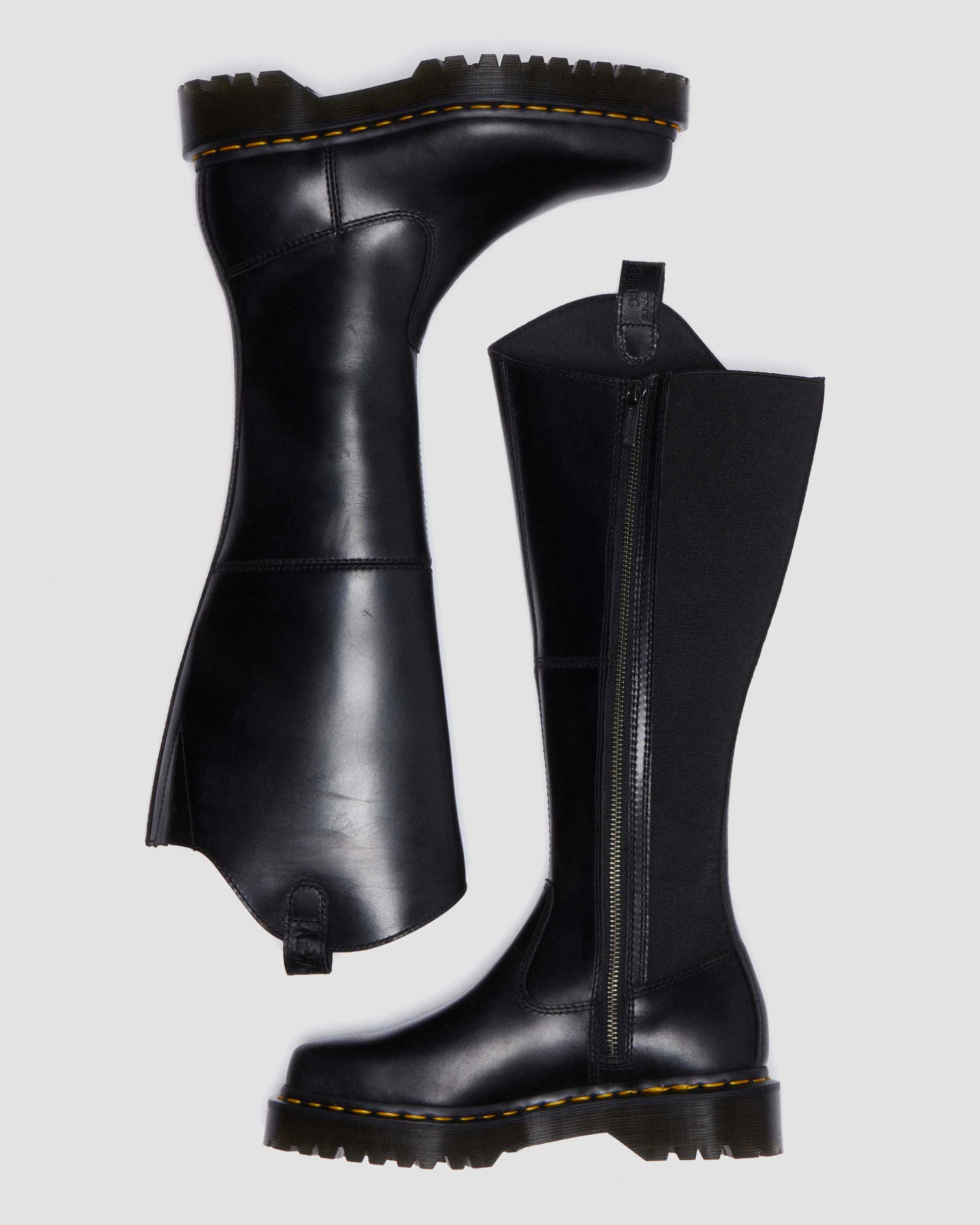 ■Dr.Martens■ Amaya hi 31947001 Amaayah Knee High Leather Boots in Black | Dr. Martens