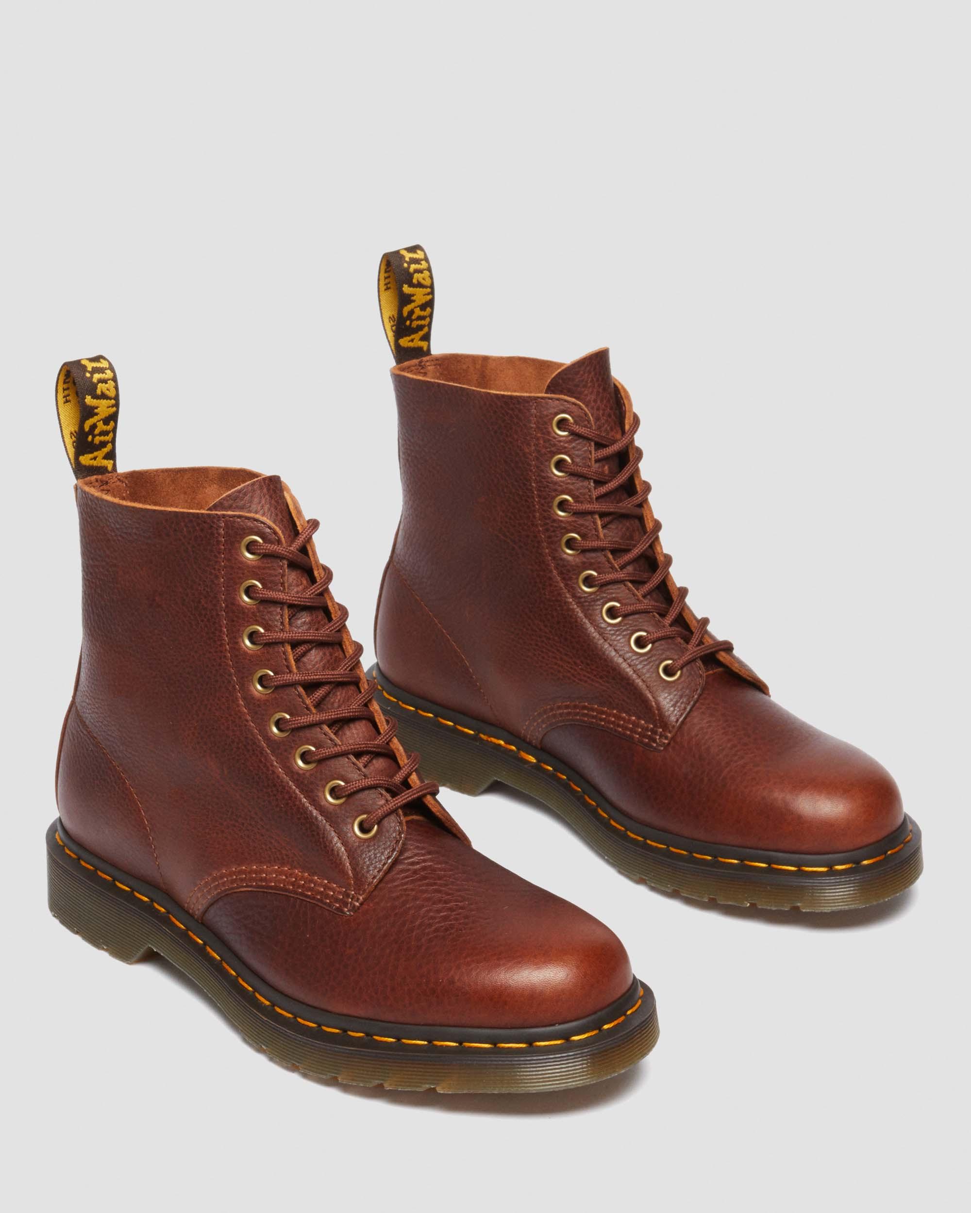 1460 Ambassador Soft Leather Lace Up Boots in Cashew Dr. Martens