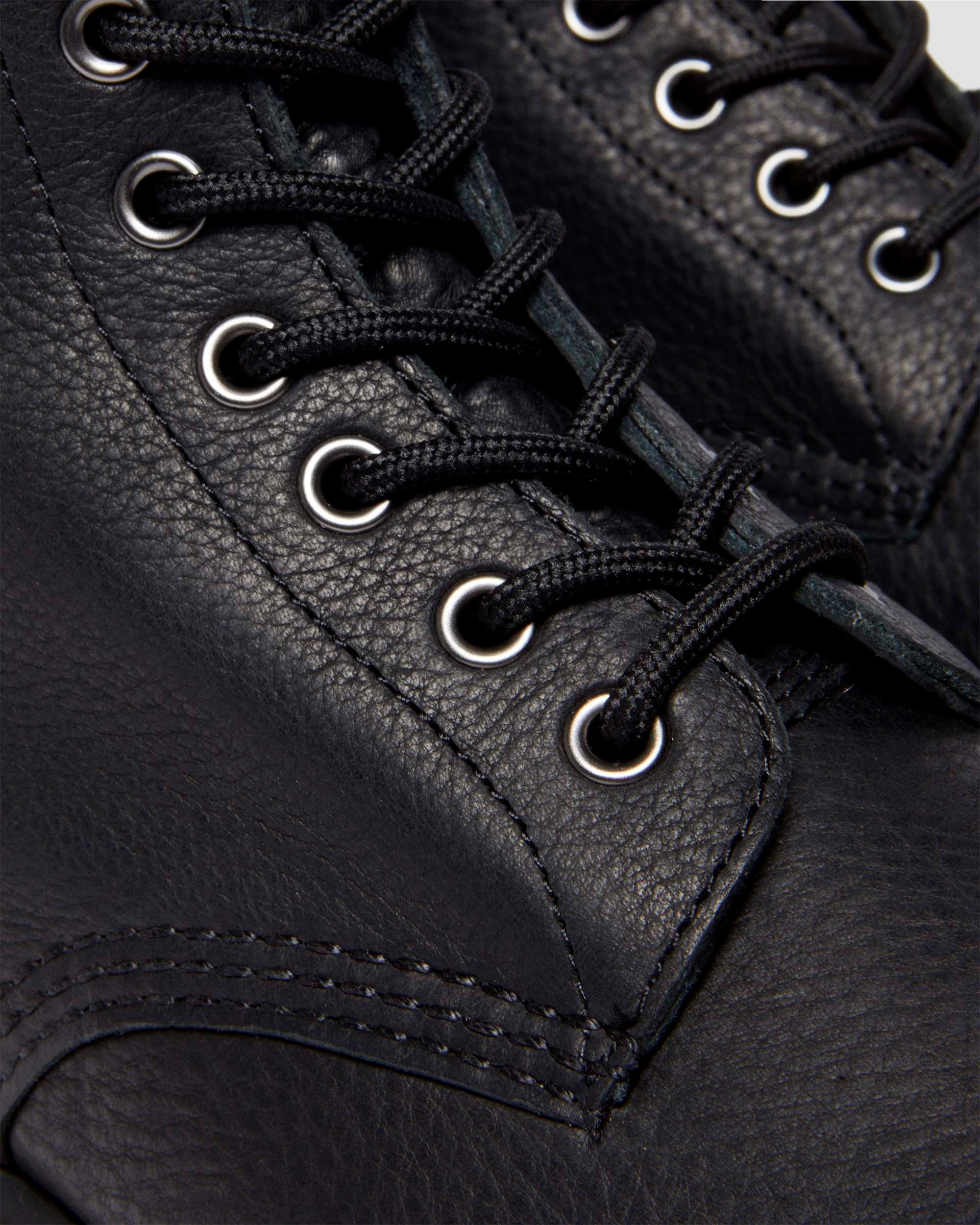 1460  Ambassador Leather Lace Up Boots in Black