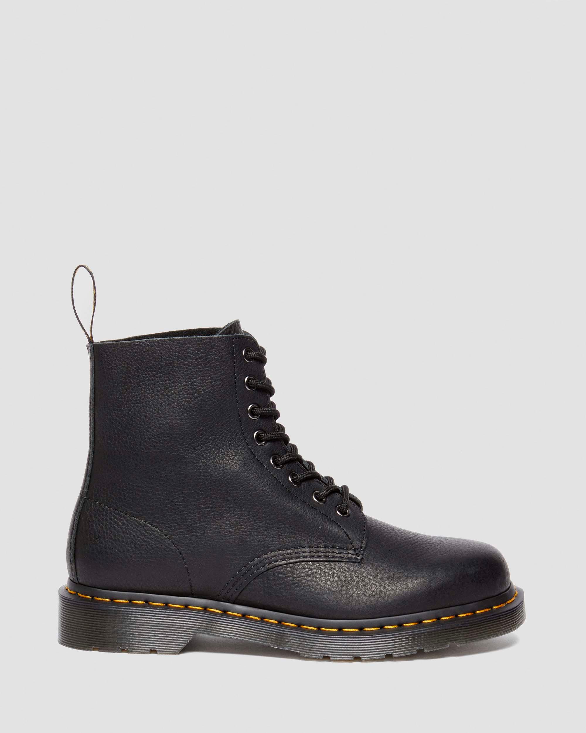 1460  Ambassador Leather Lace Up Boots in Black