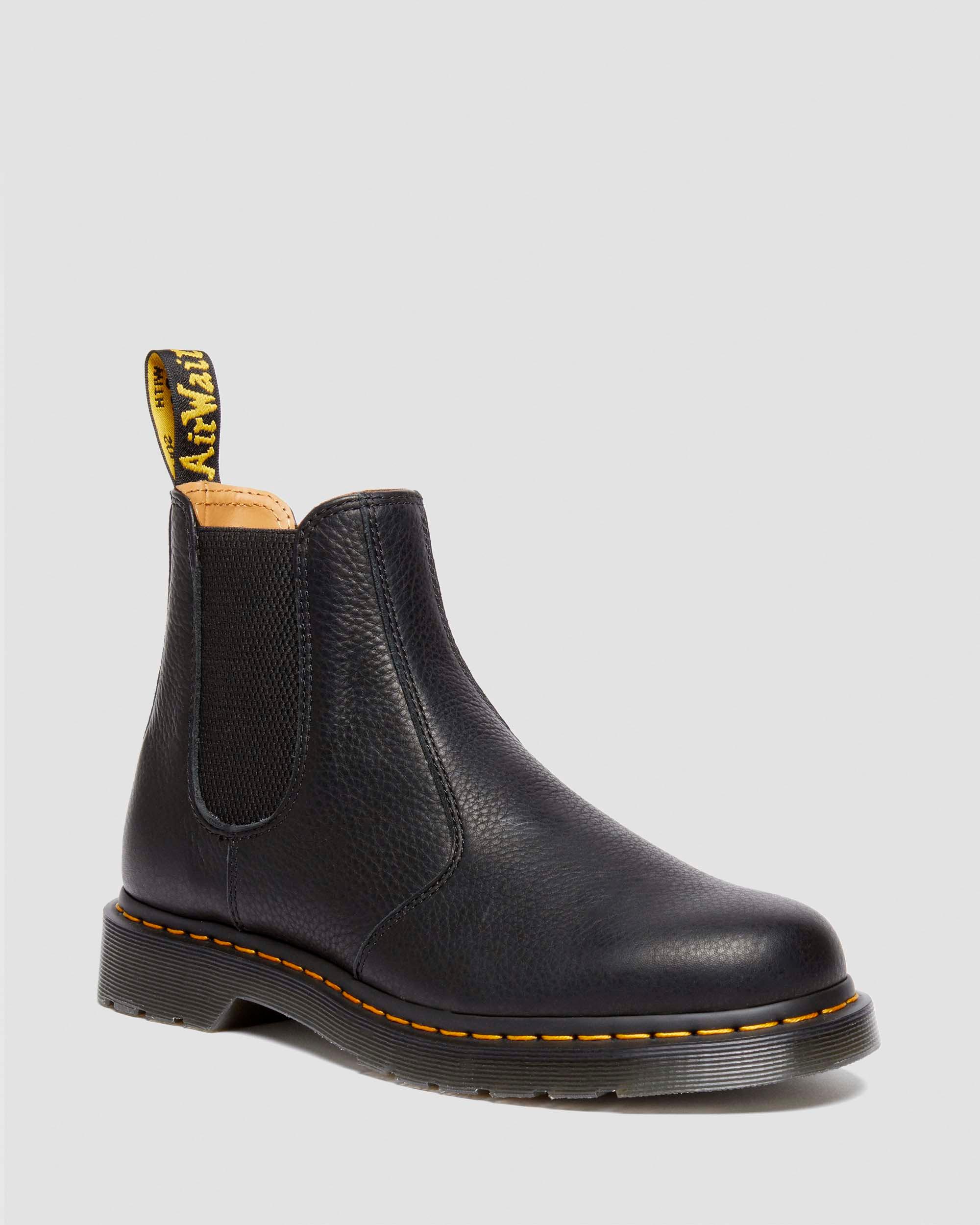 Dr martens black soft leather on sale