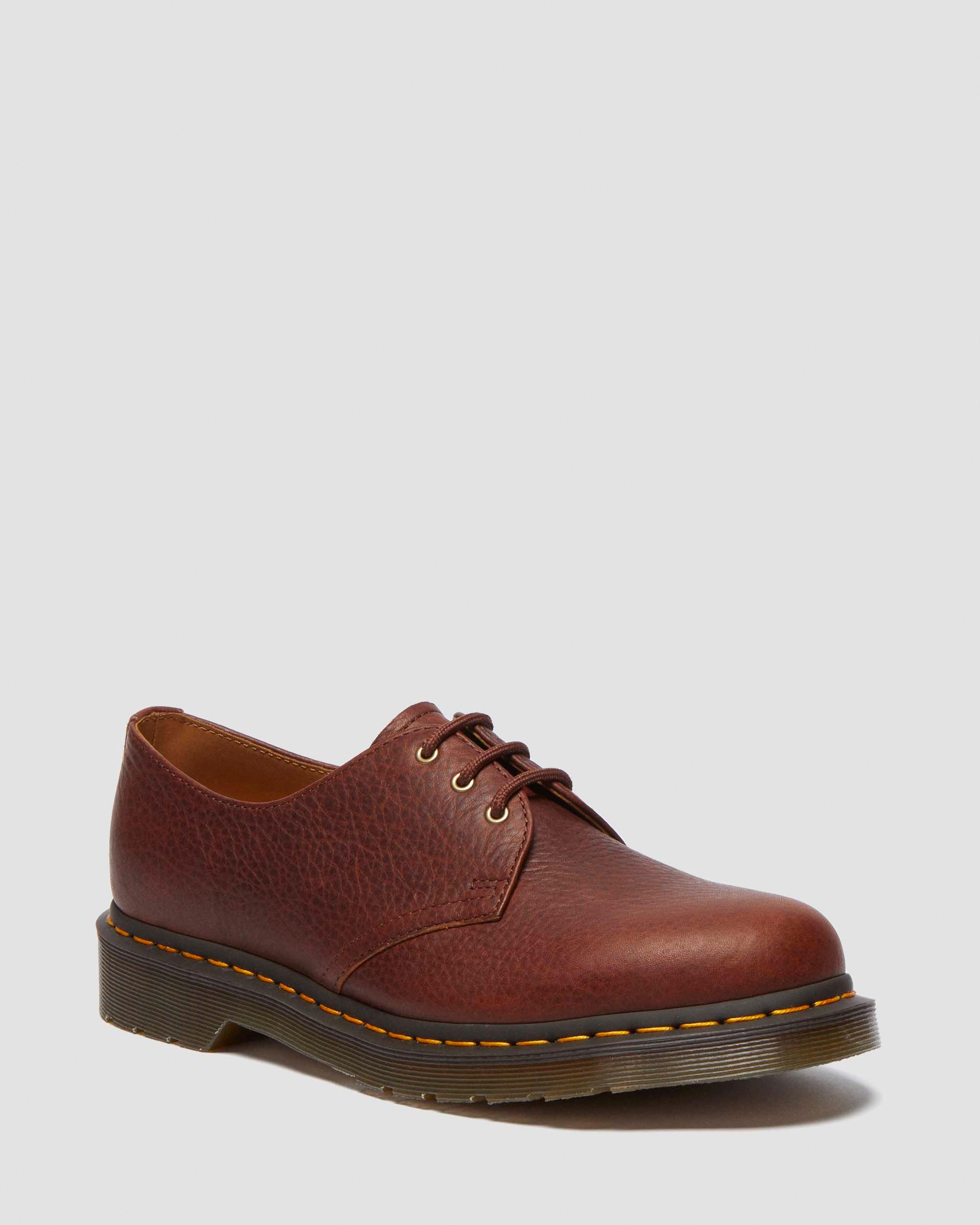 1461 Undercover Made in England Leather Oxford Shoes in Cherry Red Dr. Martens